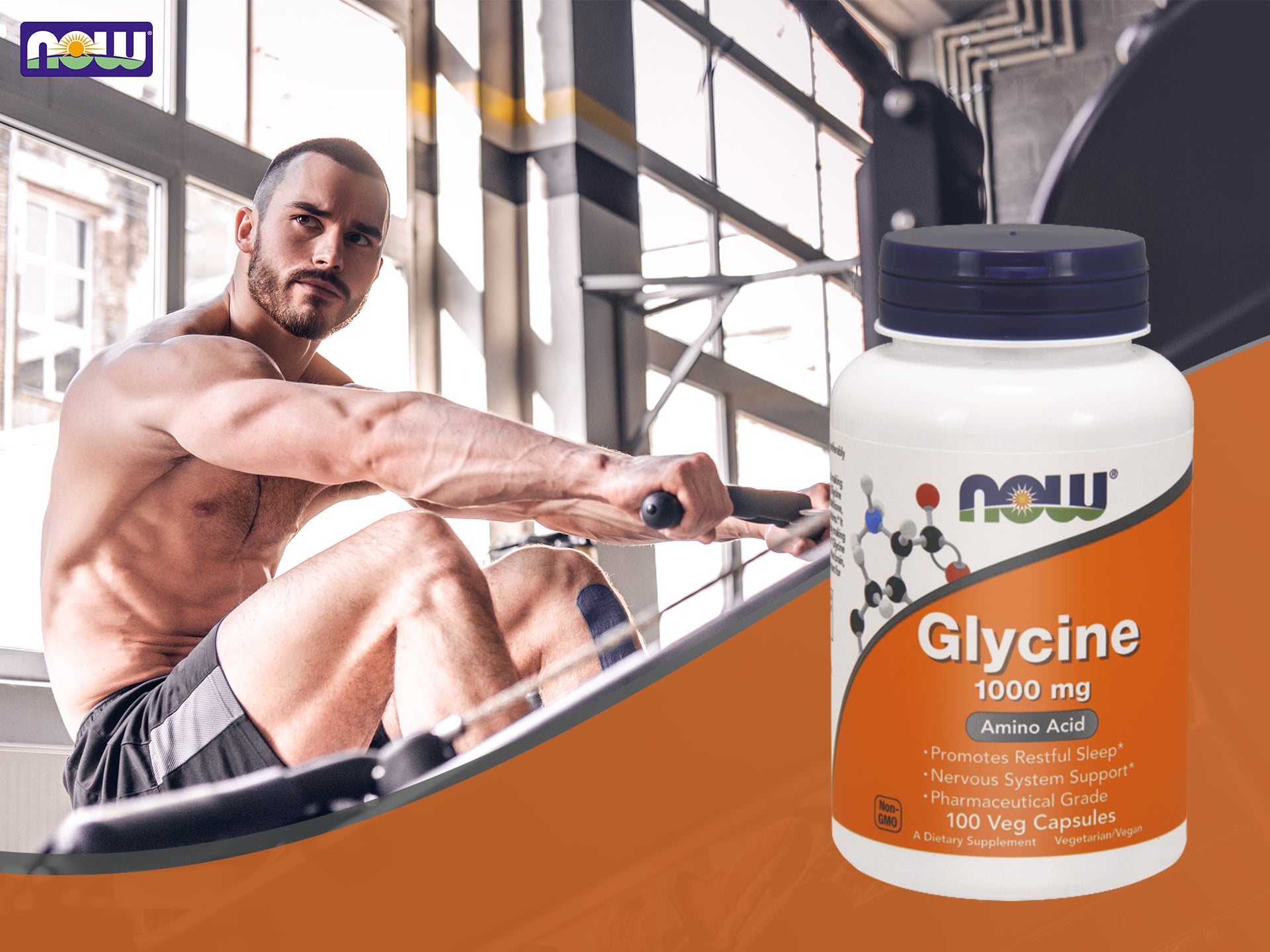 NOW - Glicyna - wsparcie regeneracji, dobre samopoczucie