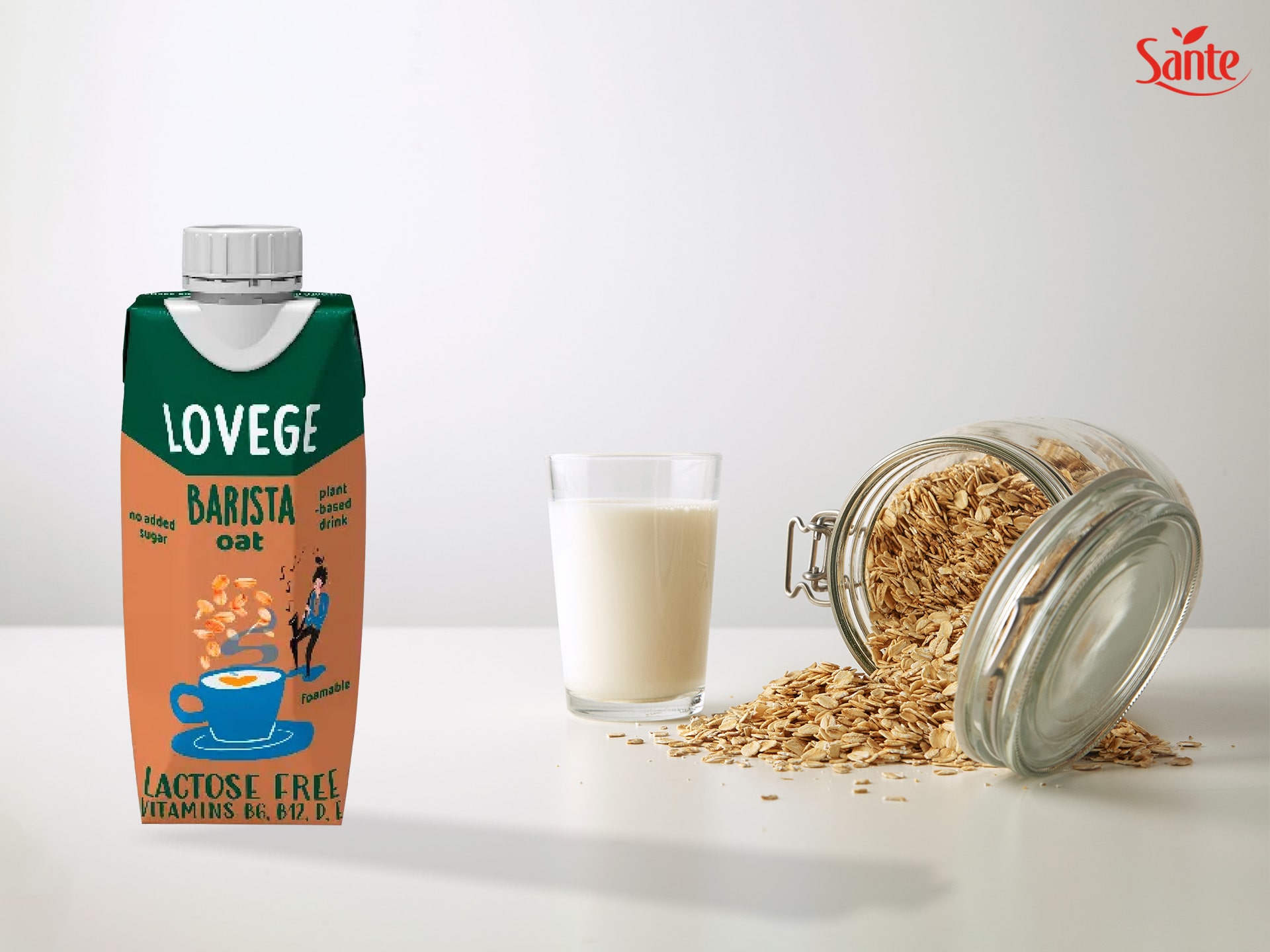 Sante - nápoj owsiany barista - 330ml