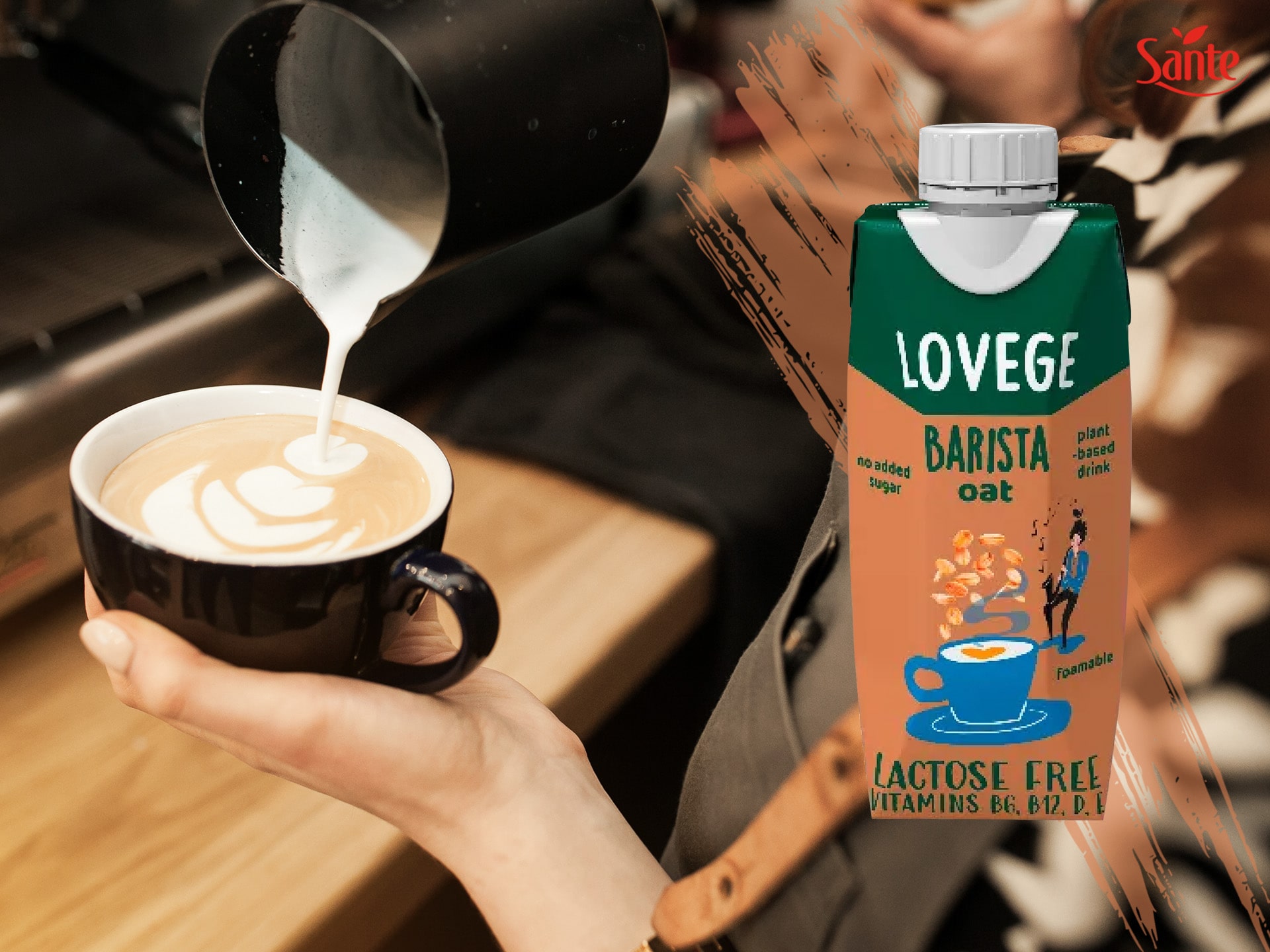 Sante - nápoj owsiany barista - 330ml
