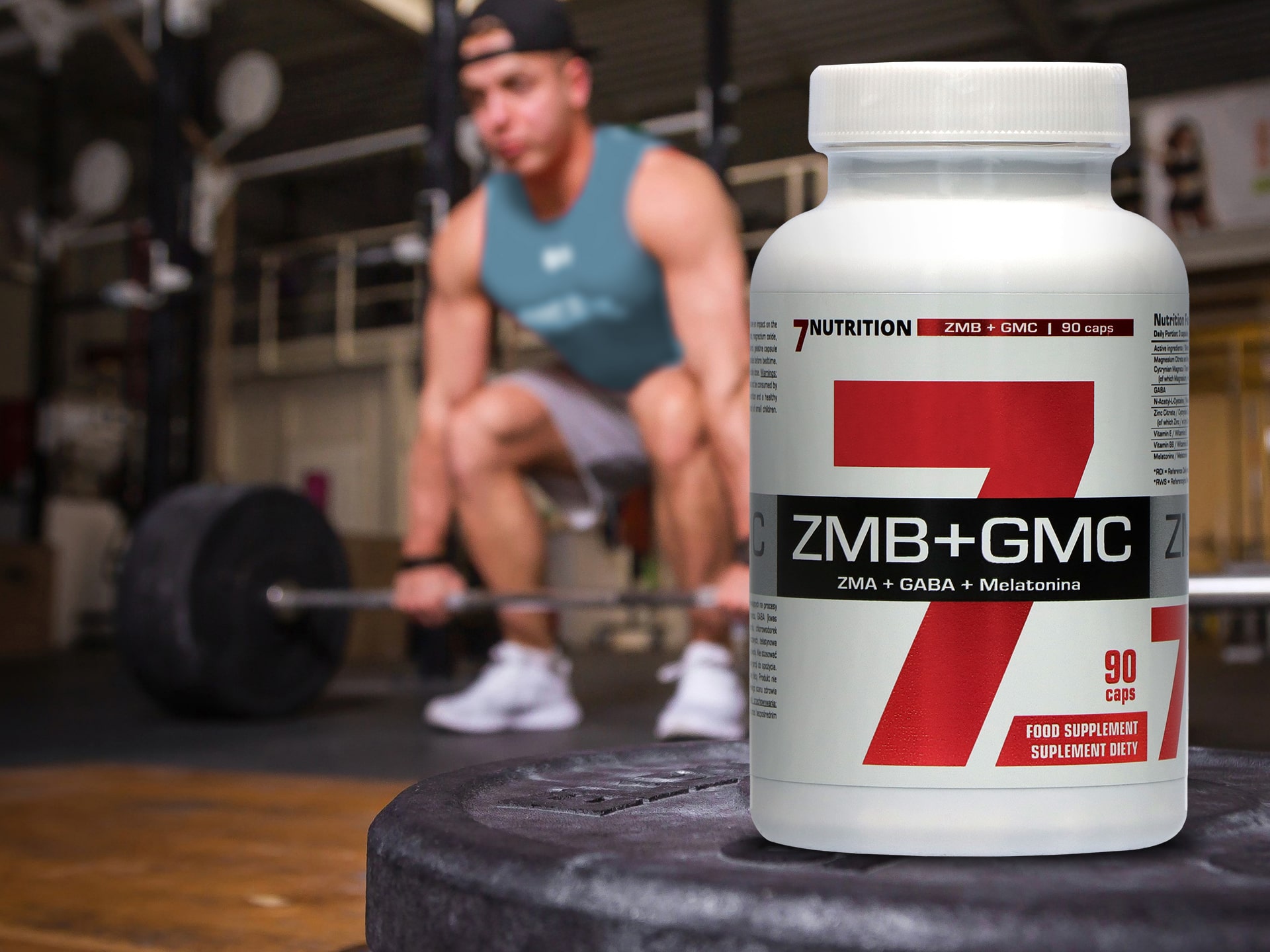 7Nutrition - podpora regenerace - ZMB + GMC - 90caps