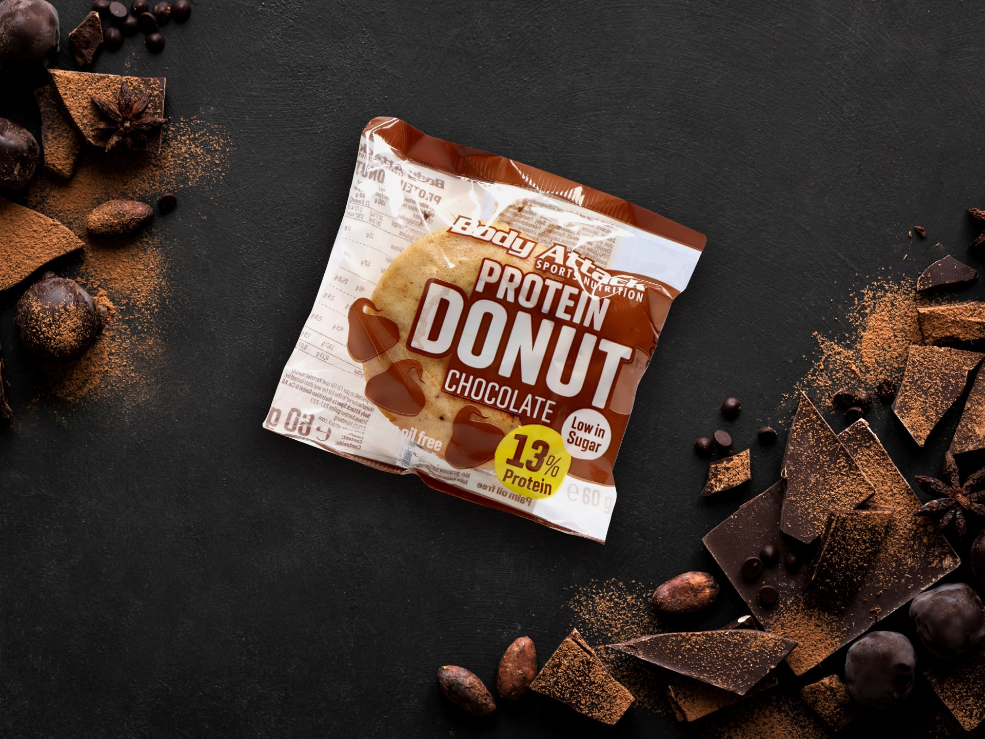 Body Attack - proteinový donut s čokoládou