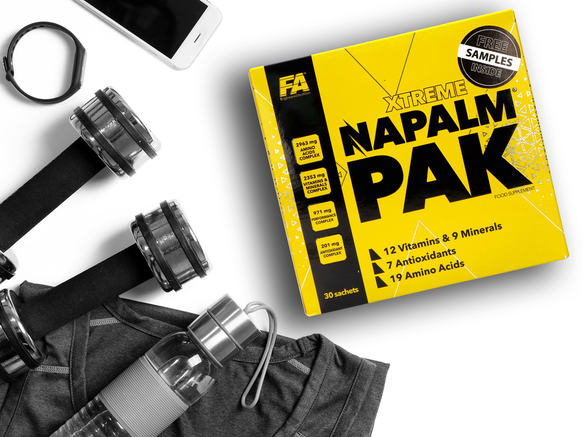 Fitness Authority - komplex vitamínů, minerálů a aminokyselin Napalm Pak