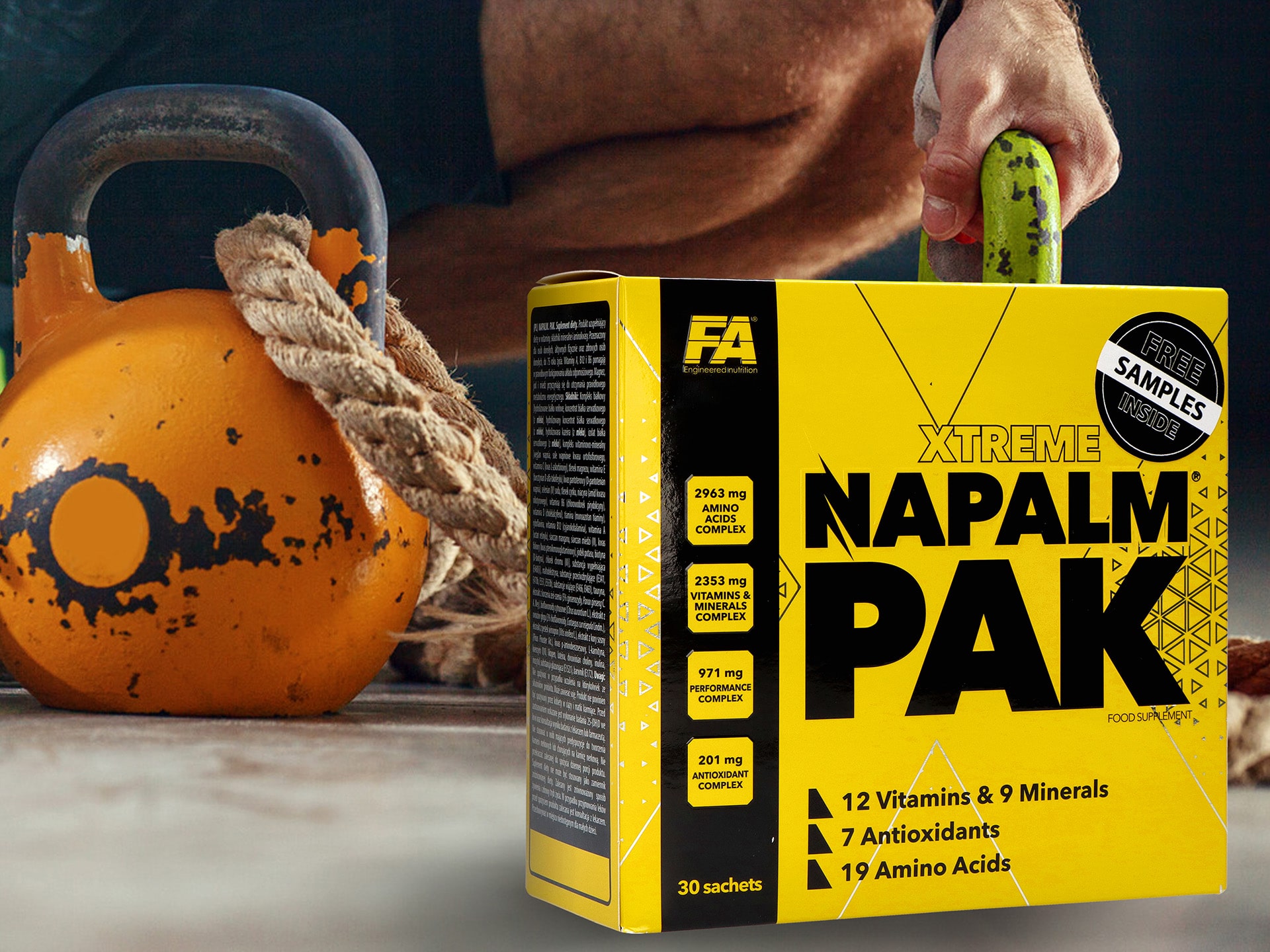 Fitness Authority - Napalm Pak - 30 sáčků