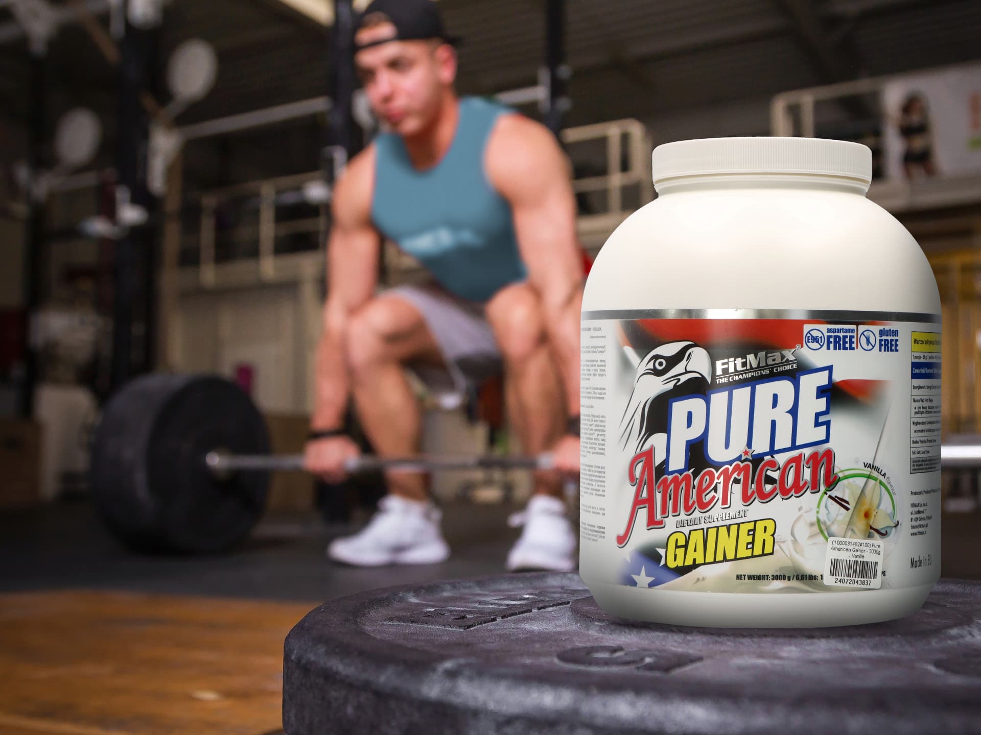 FitMax - Pure American Gainer - 3000g - Vanilla