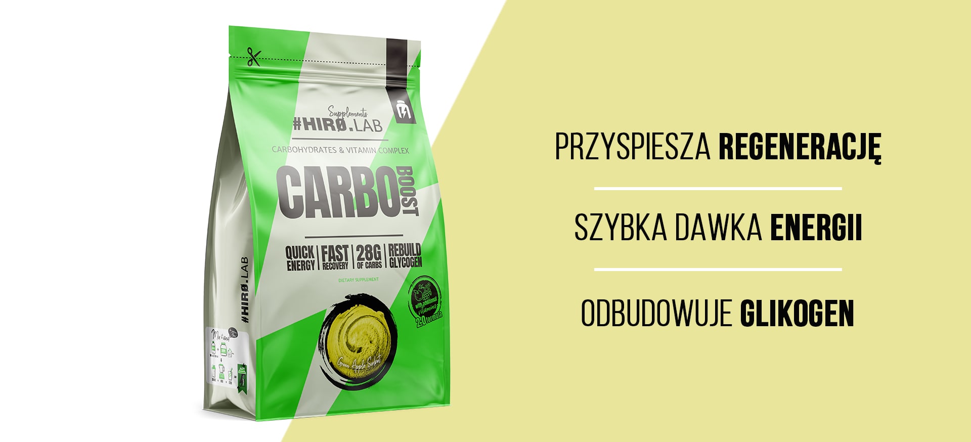 Hiro.Lab - Carbo Boost - sacharidový doplněk na bázi maltodextrinu