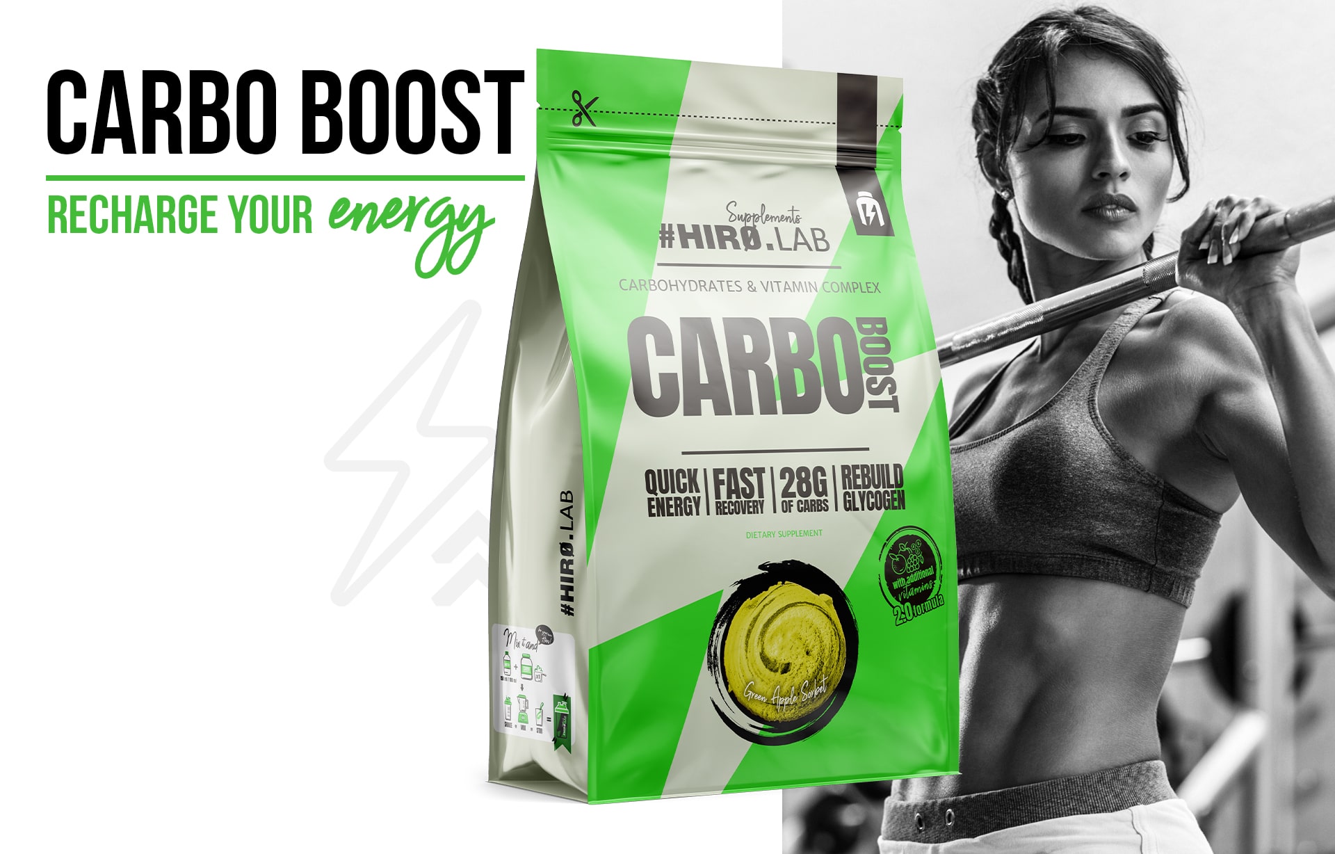 Carbo Boost - sacharidy ke konzumaci během jídla - maximum energie