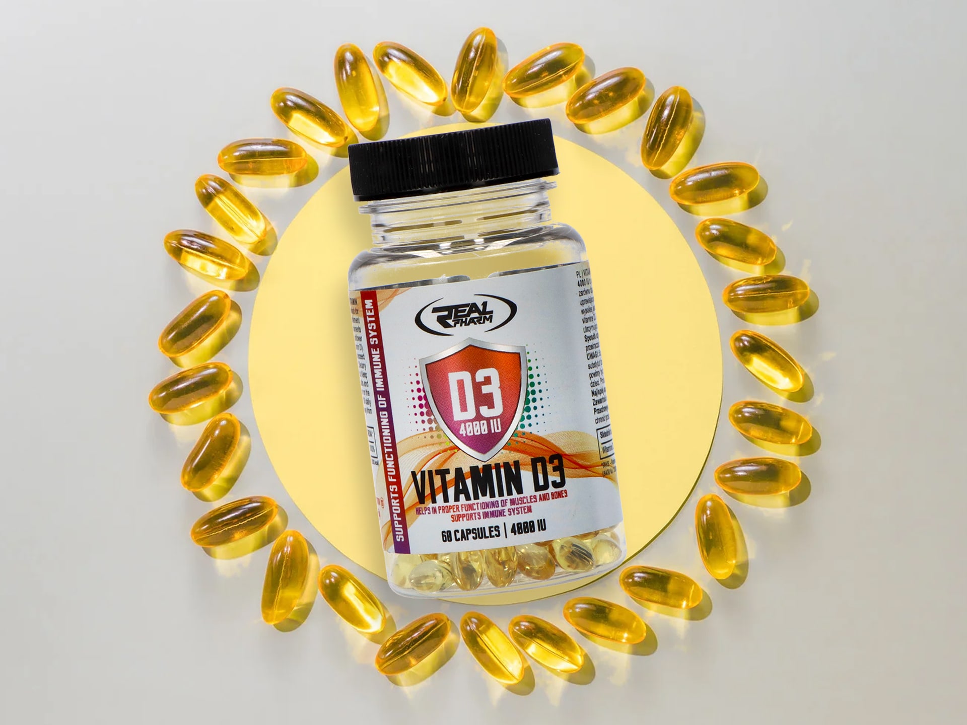 Real Pharm Witamina D3 4000 jednotek