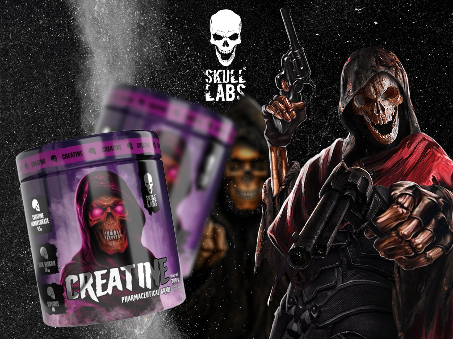 Skull Labs - Creatine - monohydrát kreatinu 