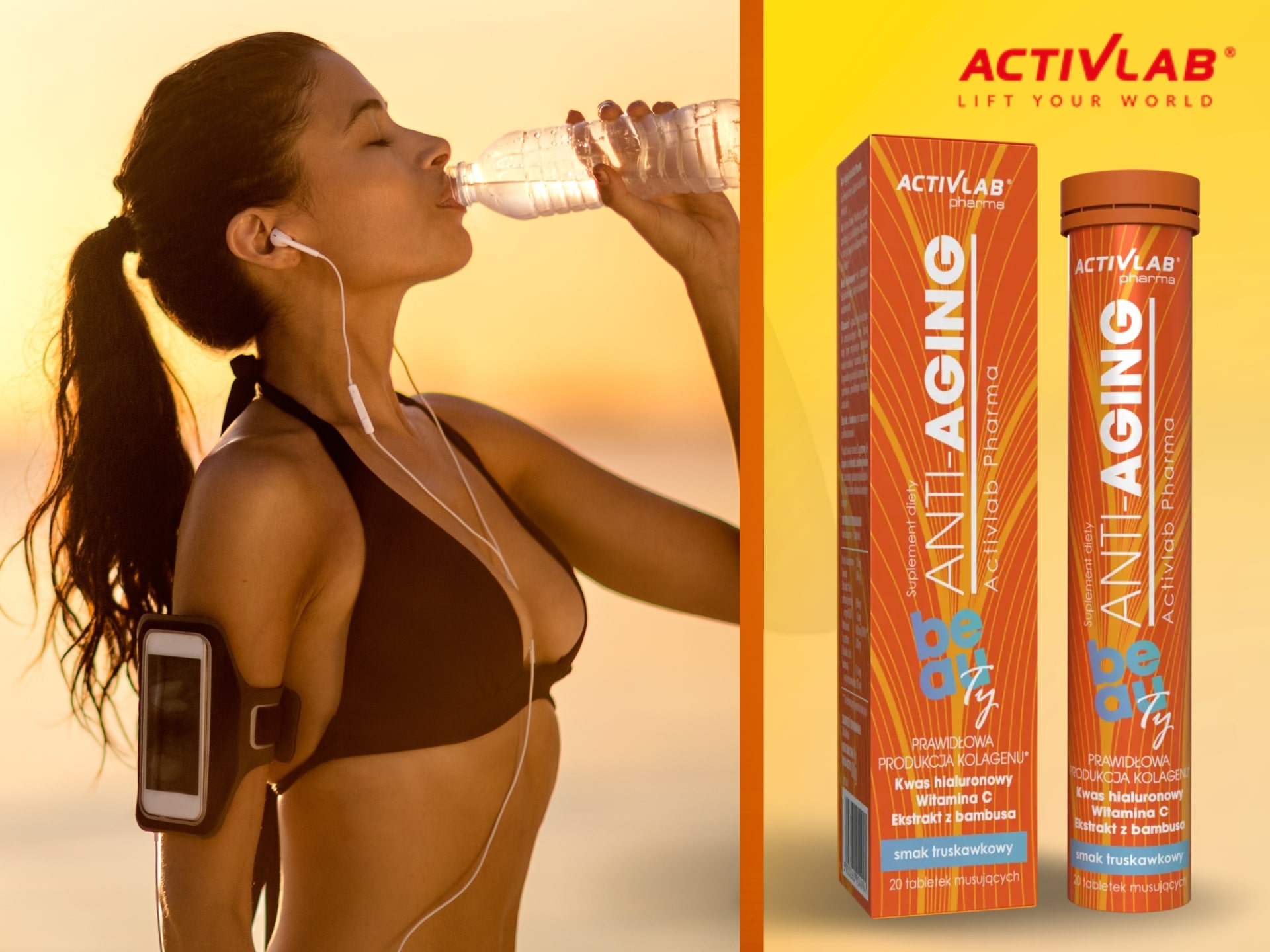 Activlab Esthetic - Anti-Aging - šumivé tablety podporující zdraví pokožky