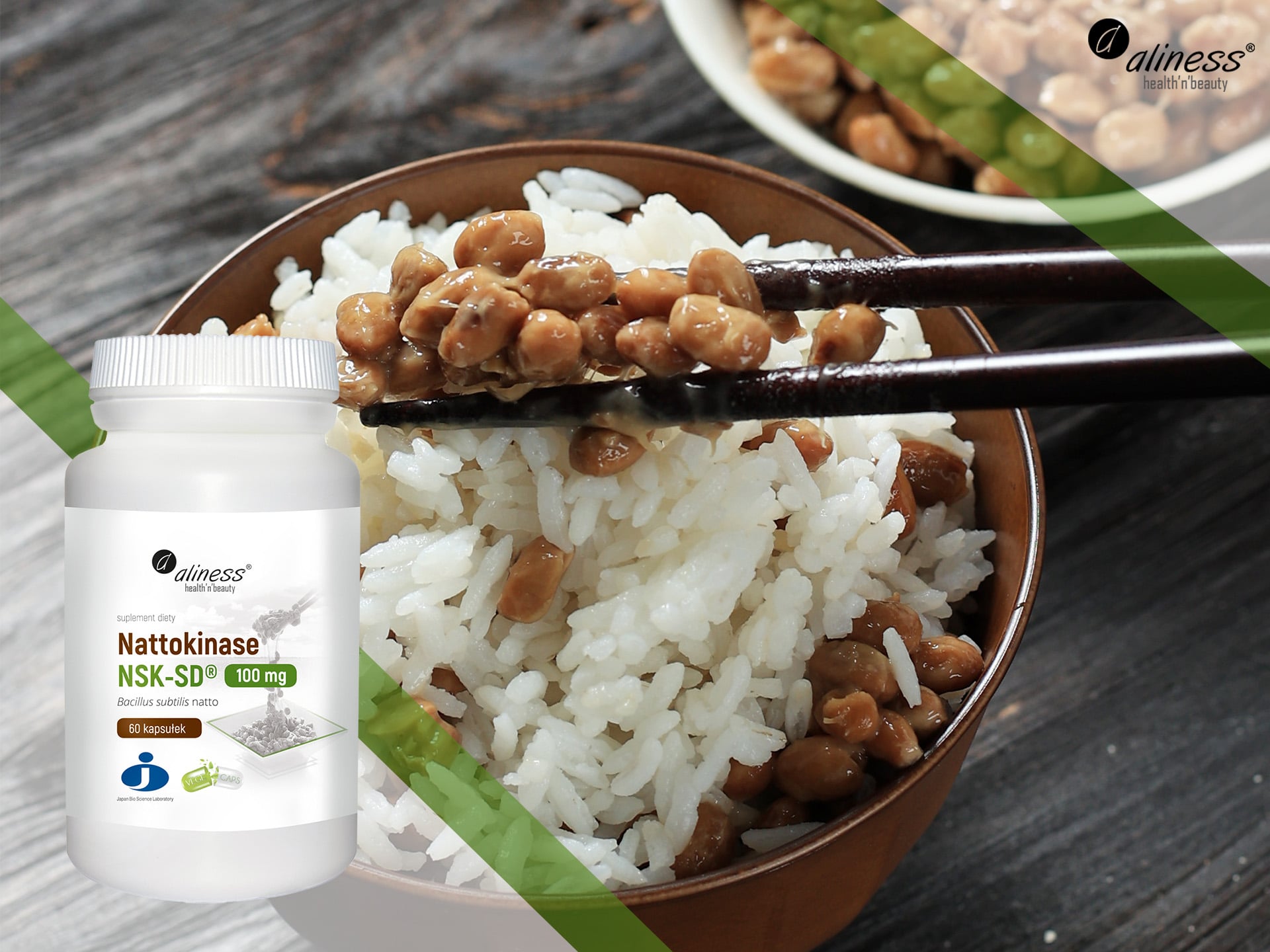 Aliness - Natto Nattokinase - podpora srdce a oběhového systému