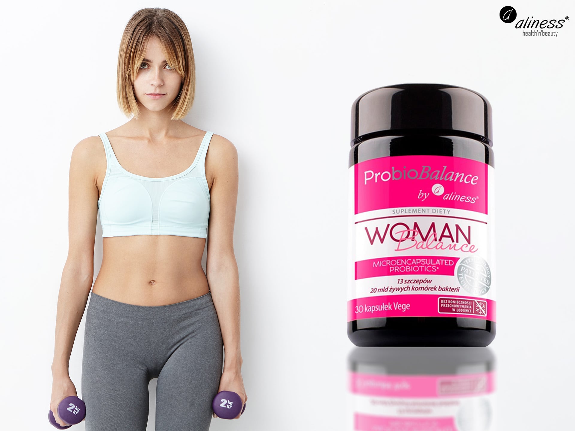 Aliness - ProbioBalance Woman - probiotika pro ženy