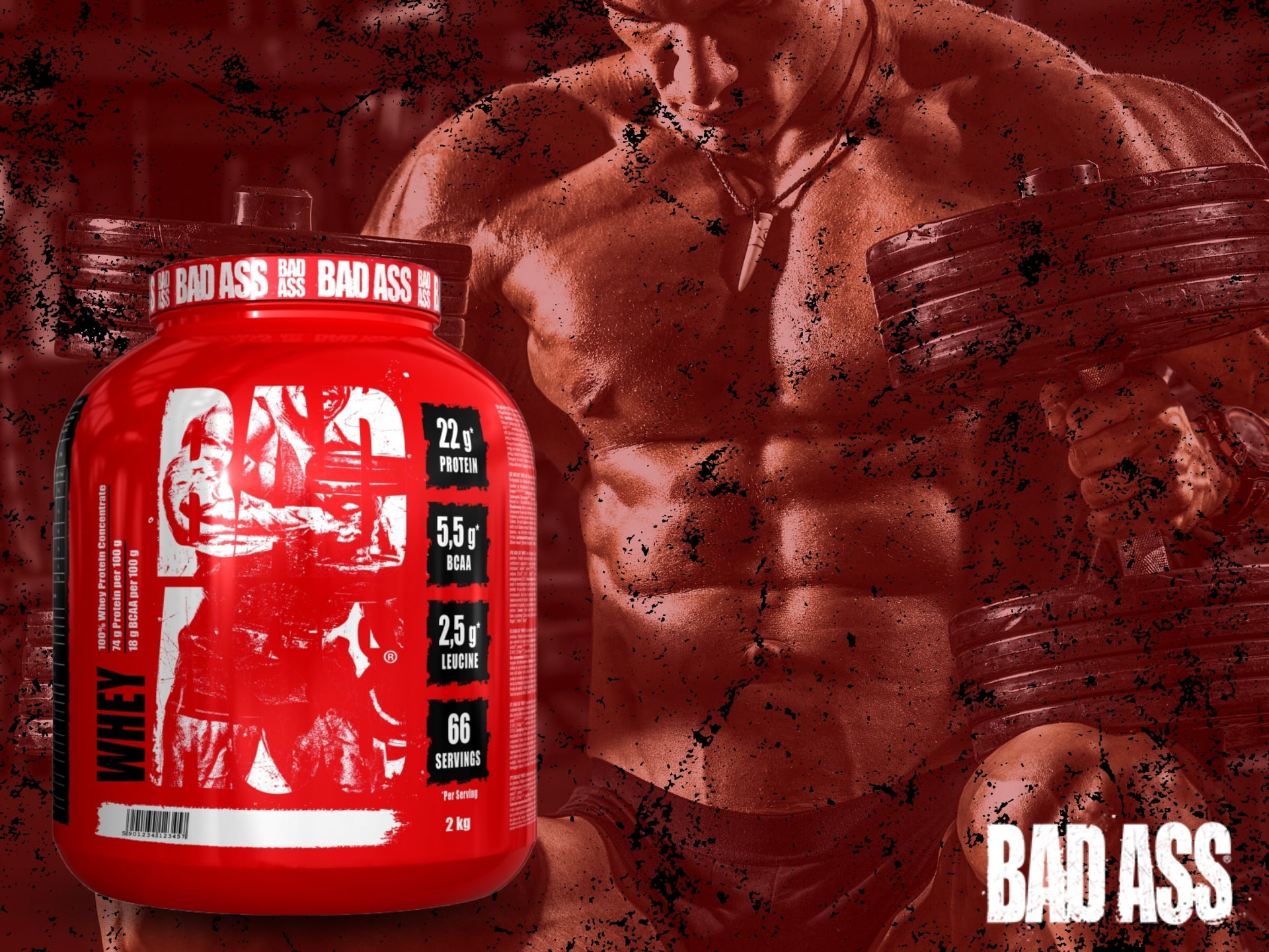 Whey Protein Concentrate - koncentrát syrovátkového proteinu od Bad Ass