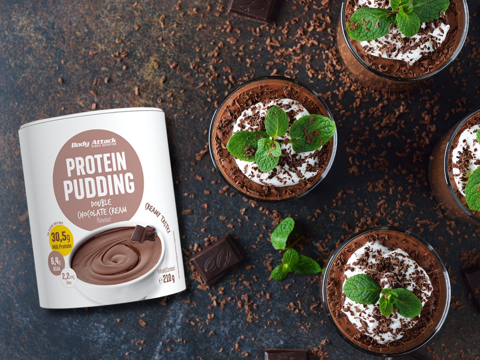 Proteinový pudink - Body Attack