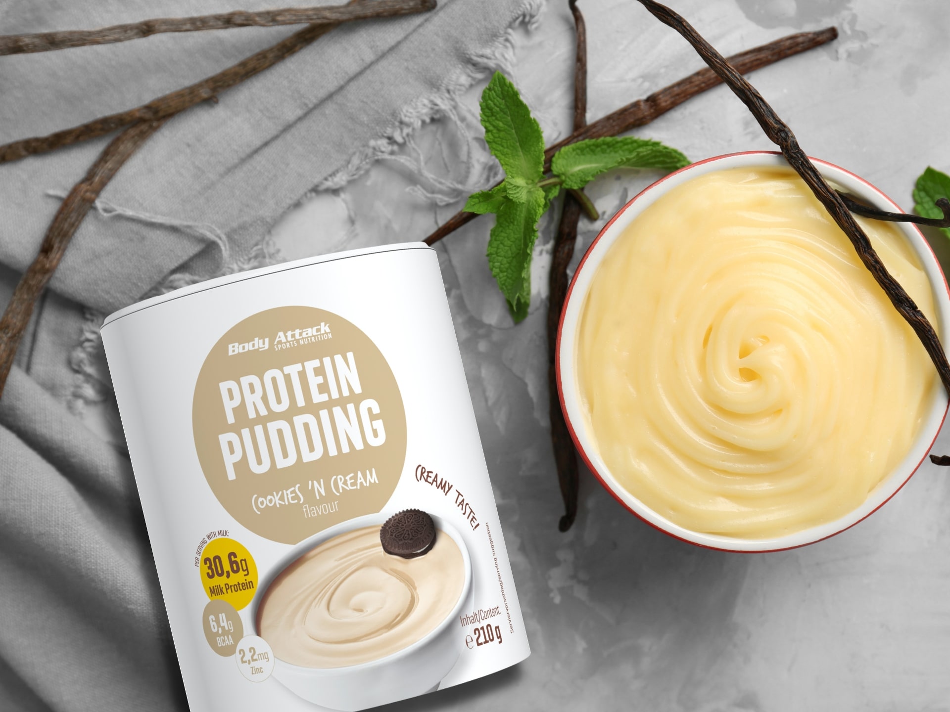 Proteinový pudink - Body Attack
