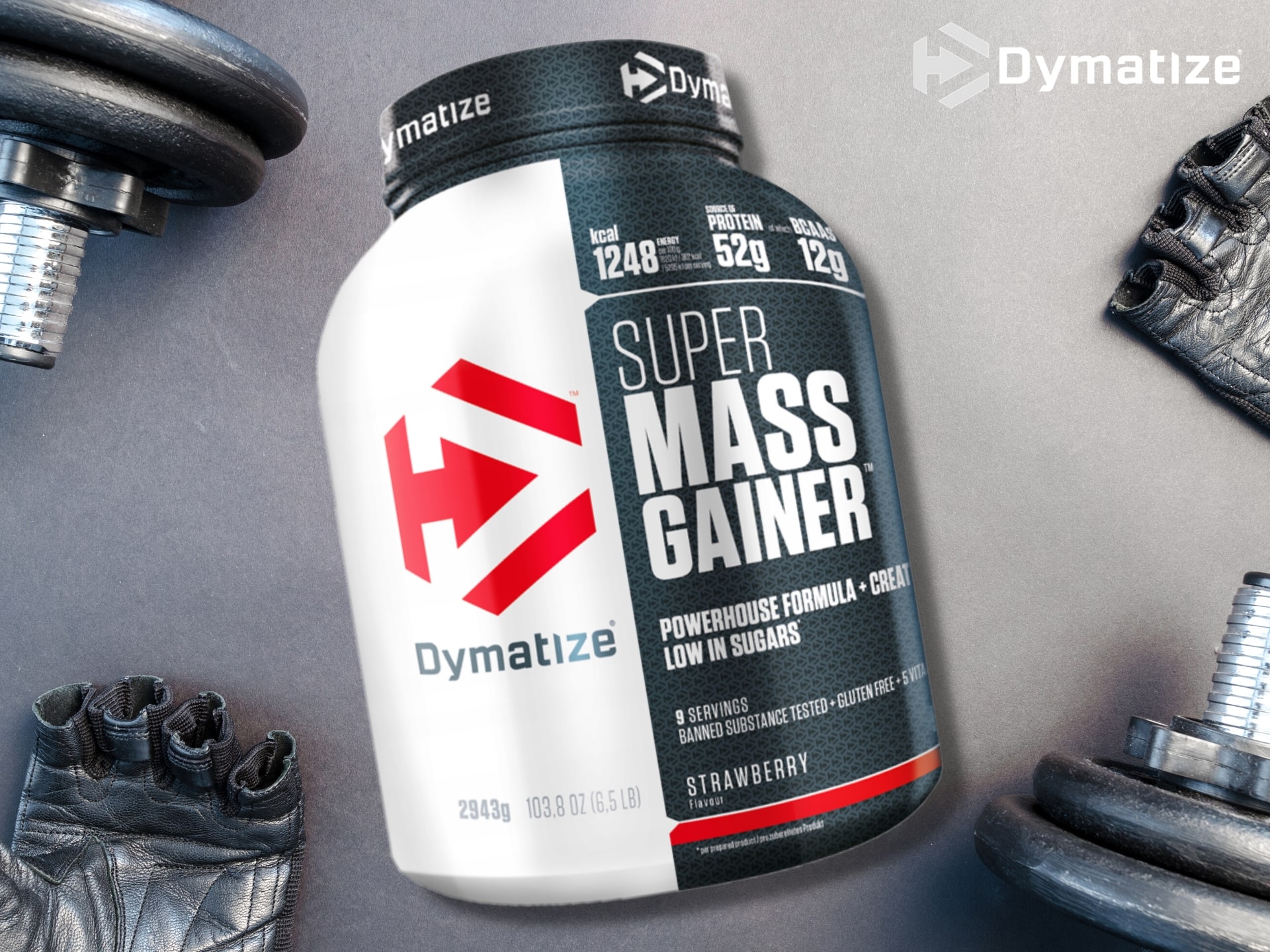 Super Mass Gainer - sacharidy, proteiny a kreatin