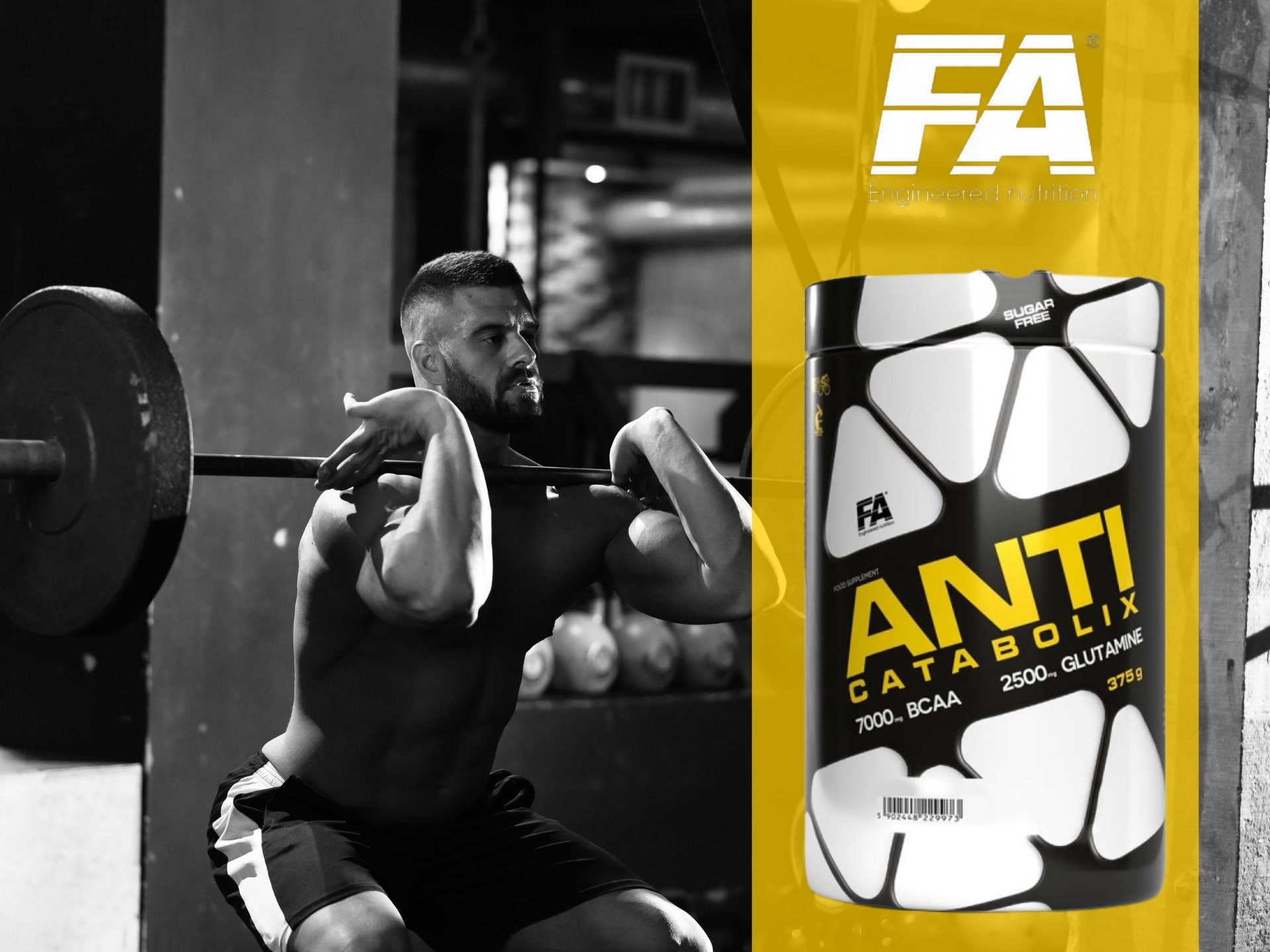 FA - Anticatabolix - aminokwasy BCAA - wsparcie regeneracji, budowa masy mięsniowej