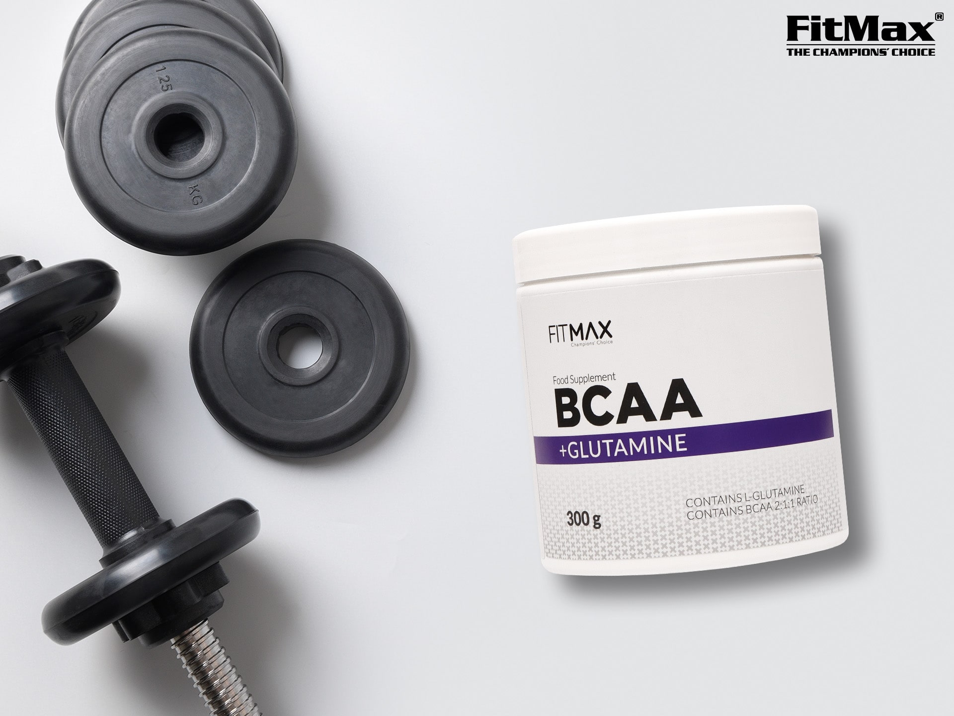 FitMax - BCAA s glutaminem - aminokyseliny