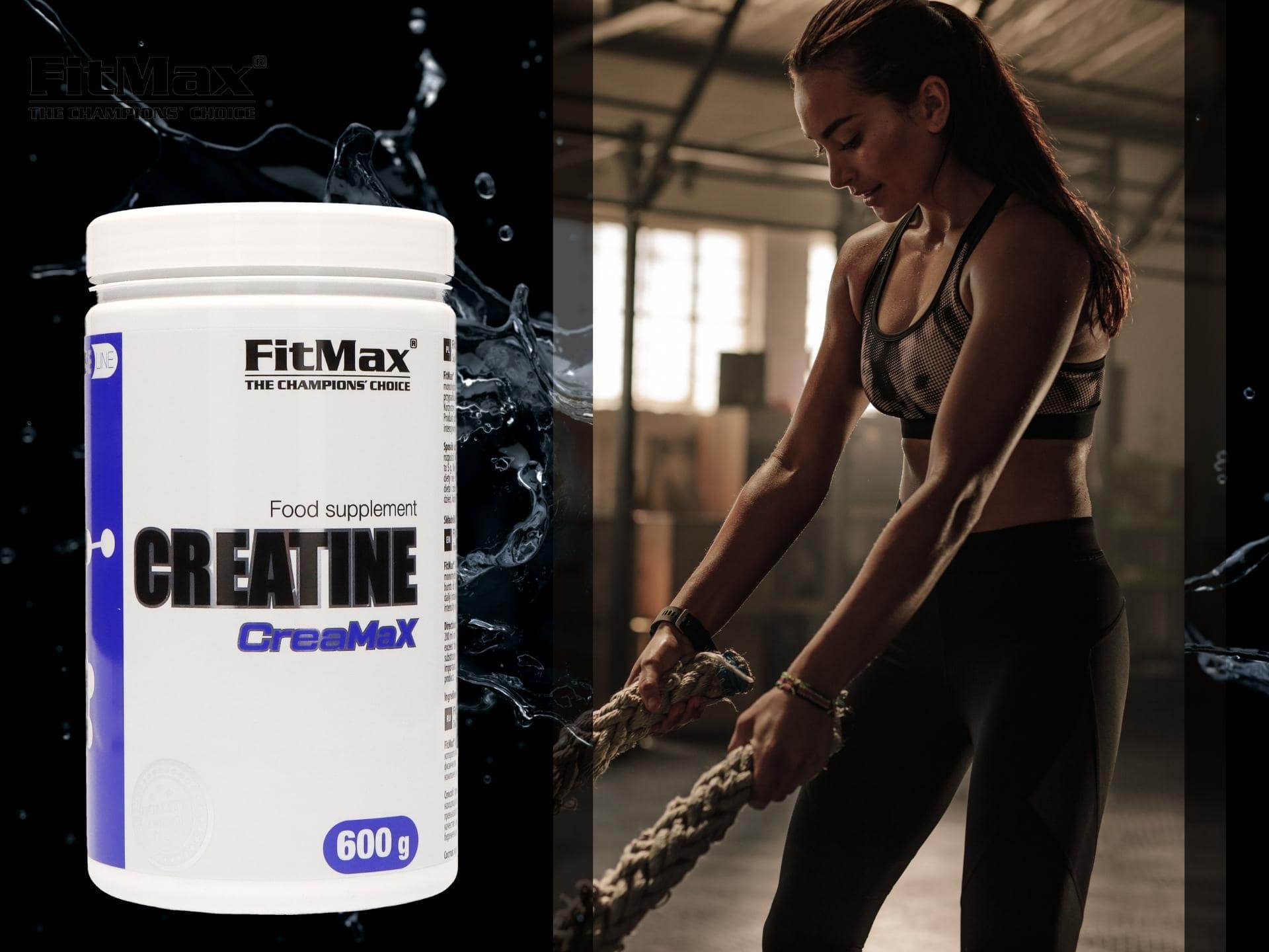 FitMax - monohydrát kreatiny - Creatine CreaMax - 600g