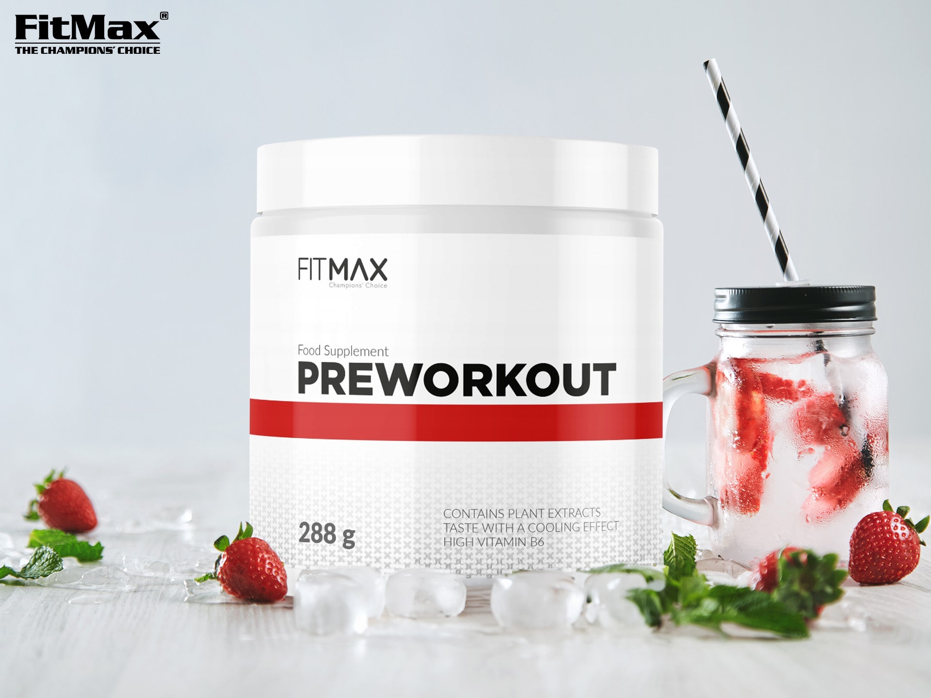 FitMax - předtréninkovka - preworkout - AAKG, citrulin, beta-alanin