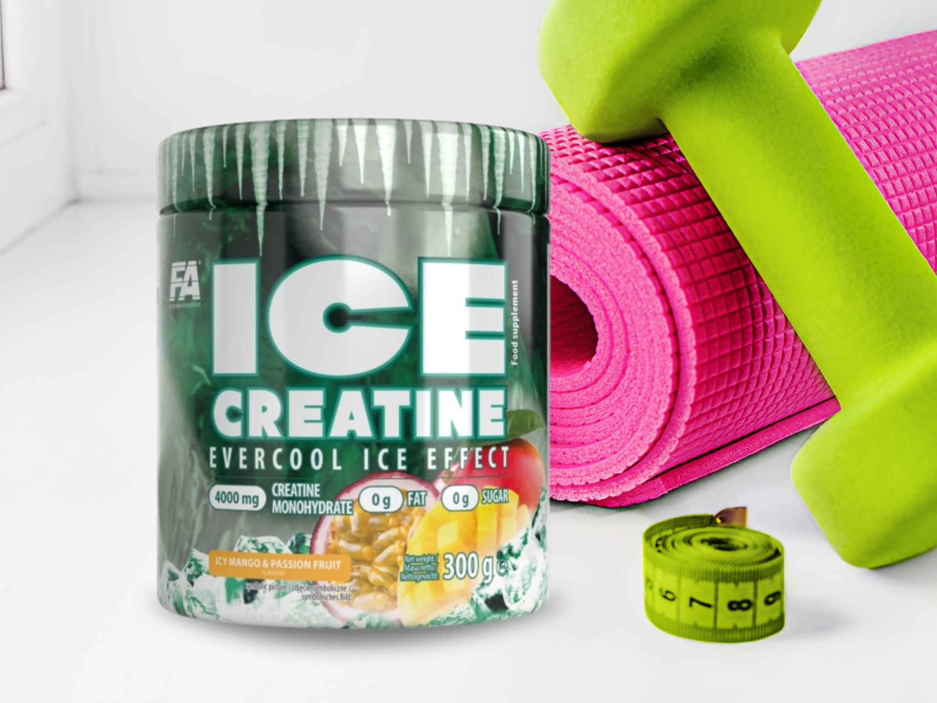 Icy Mango Passion Fruit 300 g Ice Creatine