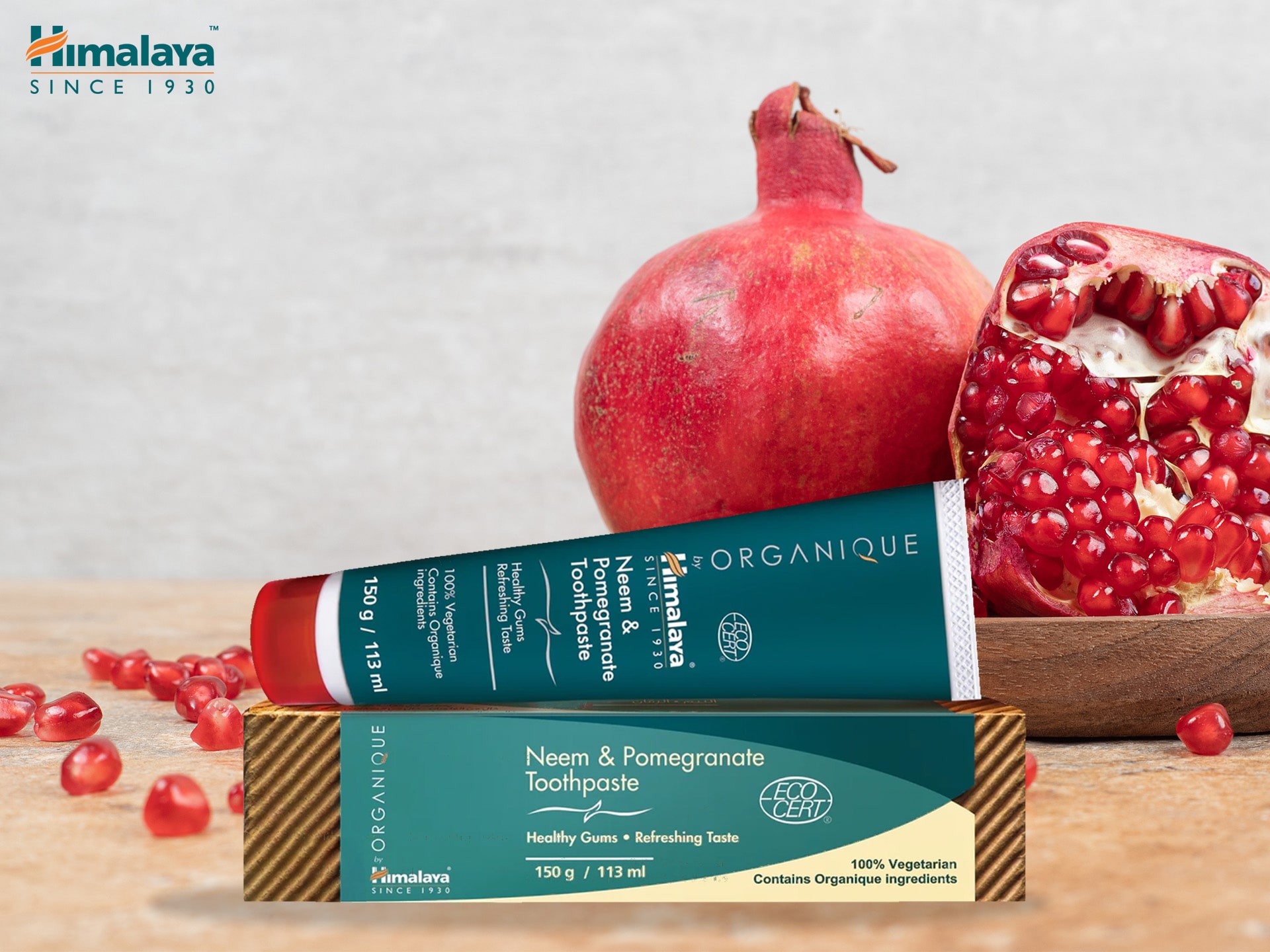 Himalaya - pasta Neem & granát - bez fluoru, parabenů a SLS