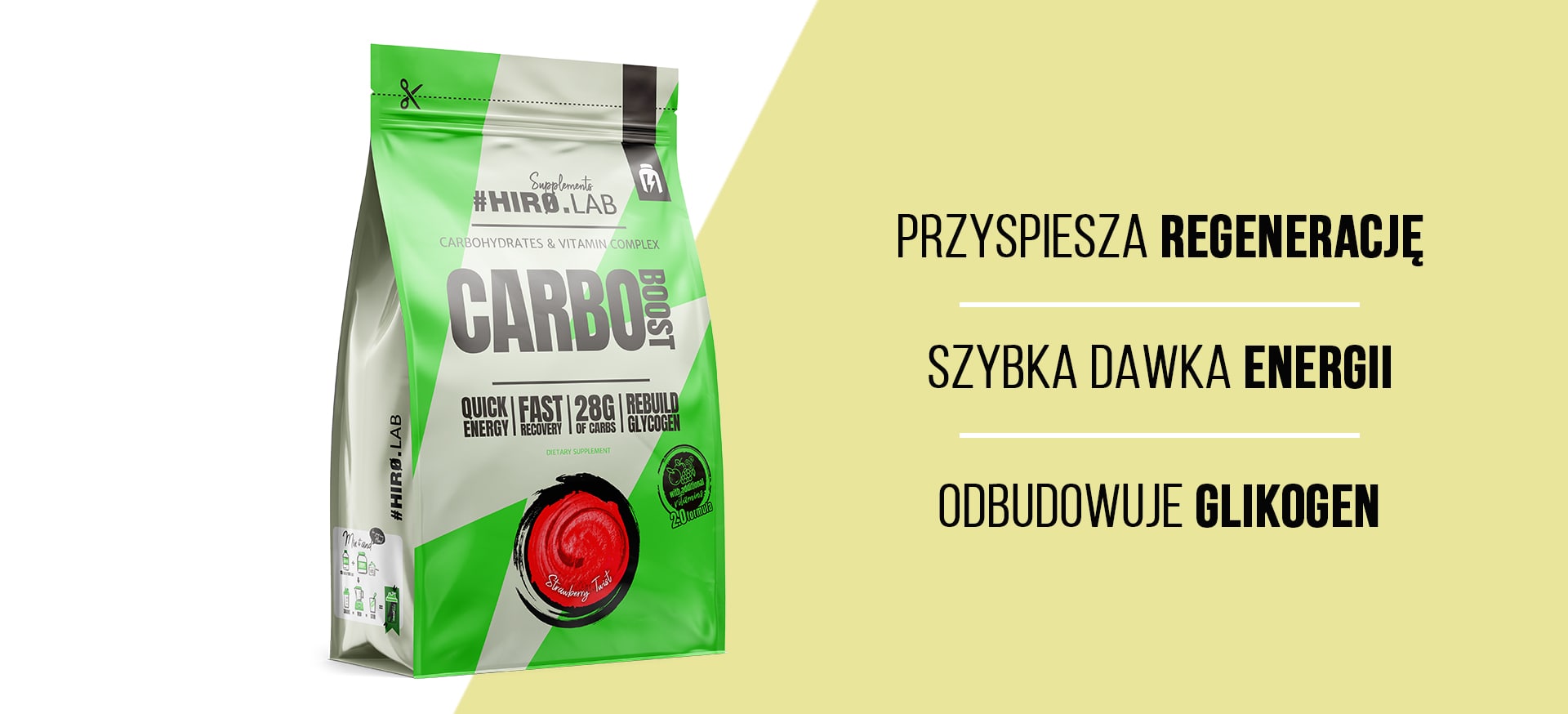 Carbo obohacené o vitamíny - síla a energie při tréninku