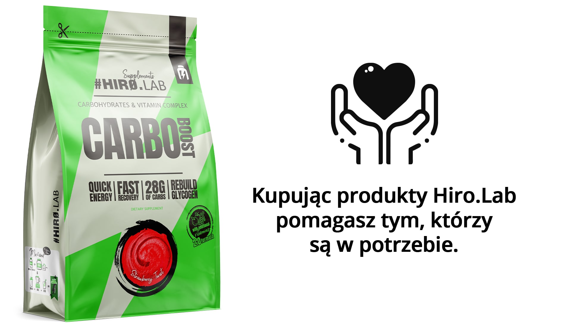 Carbo Boost pomáhá potřebným