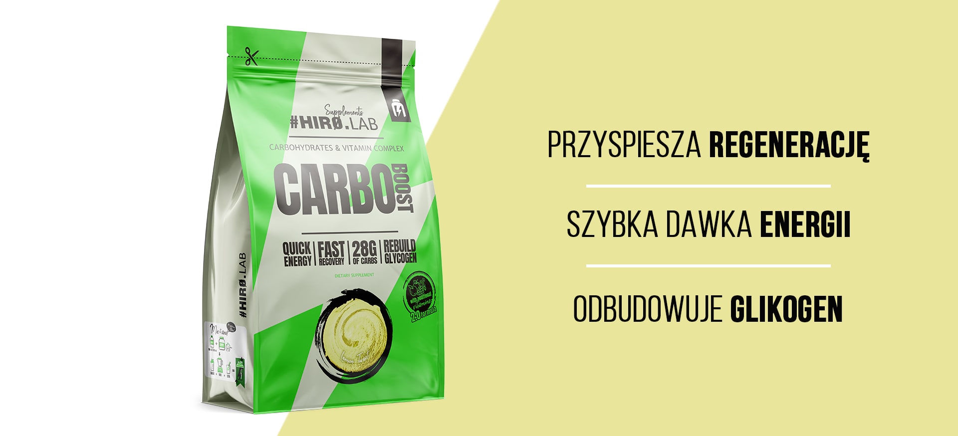Hiro.Lab - Carbo Boost - sacharidový doplněk na bázi maltodextrinu