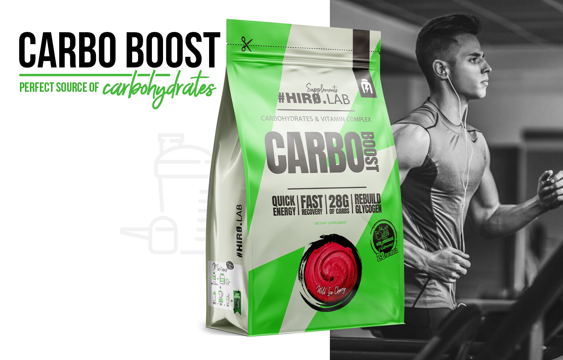 Hiro.Lab - Carbo Boost - uhlovodanový doplněk na bázi maltodextrinu