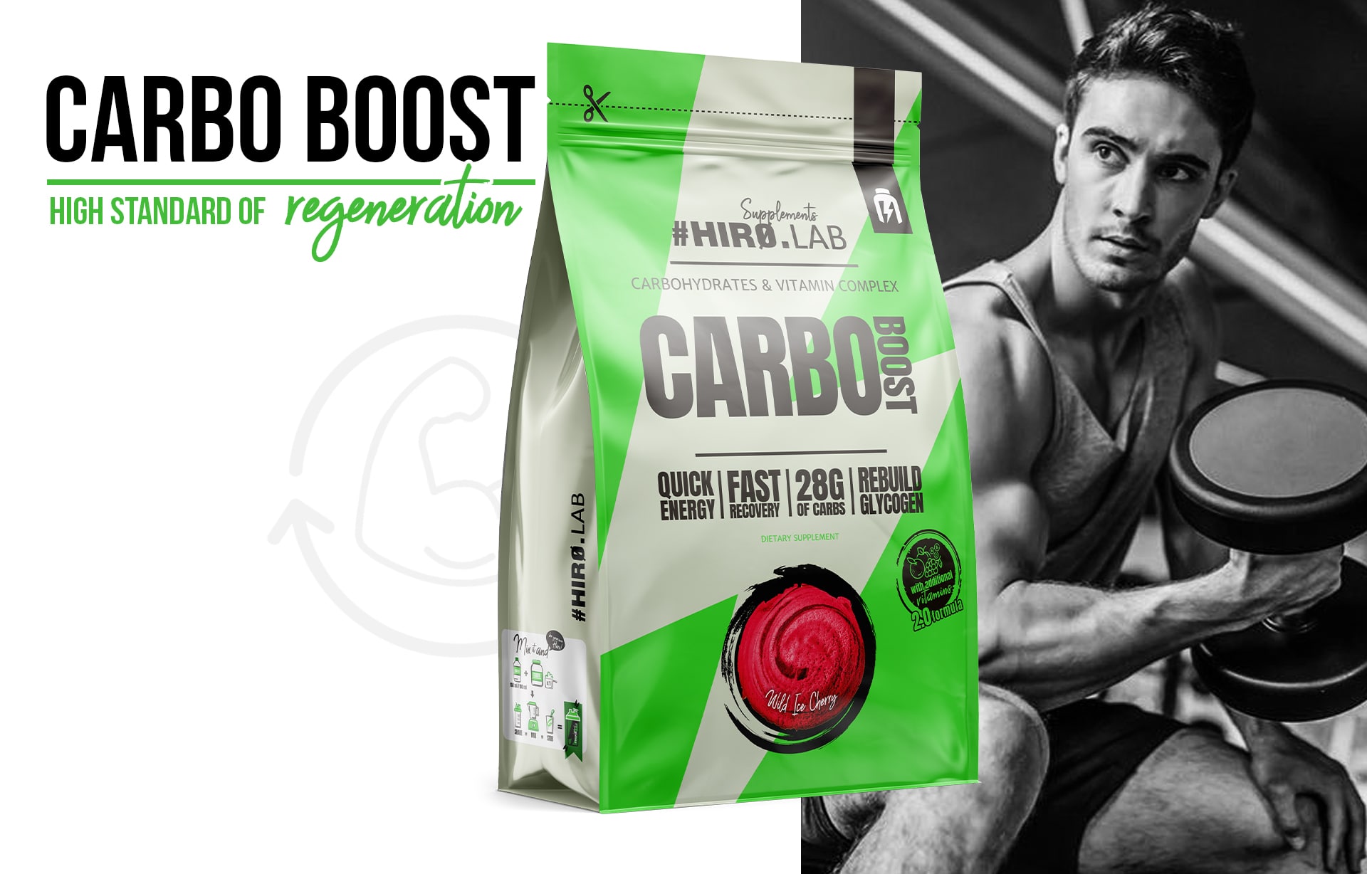 Hiro.Lab - Carbo Boost - uhlovodanový doplněk na bázi maltodextrinu