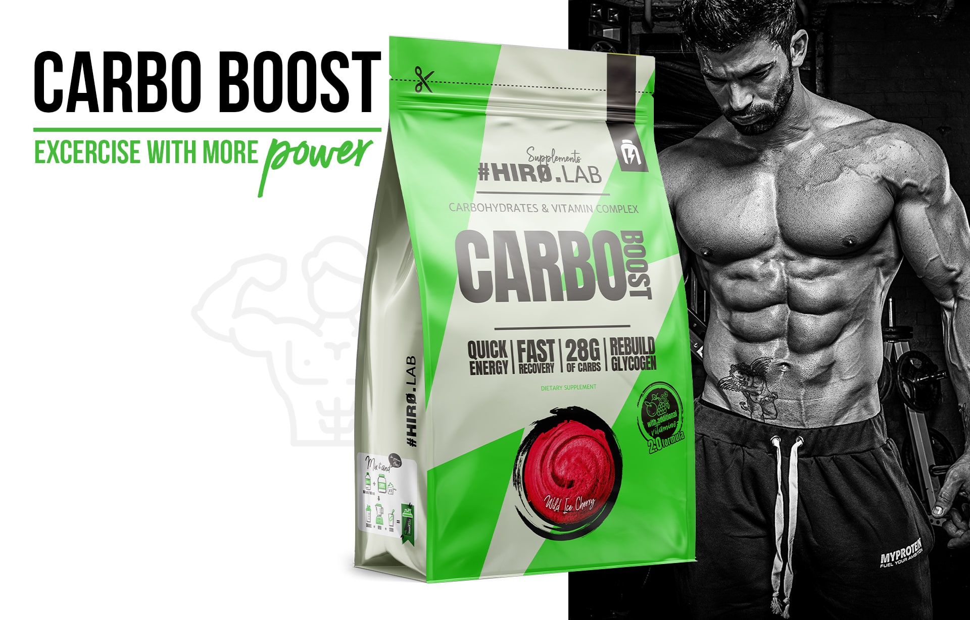 Hiro.Lab - Carbo Boost - uhlovodanový doplněk na bázi maltodextrinu