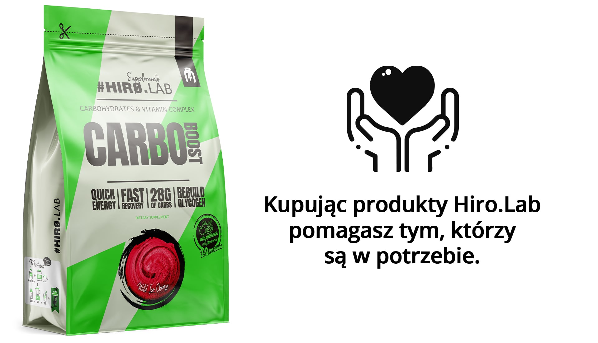Hiro.Lab - Carbo Boost - uhlovodanový doplněk na bázi maltodextrinu
