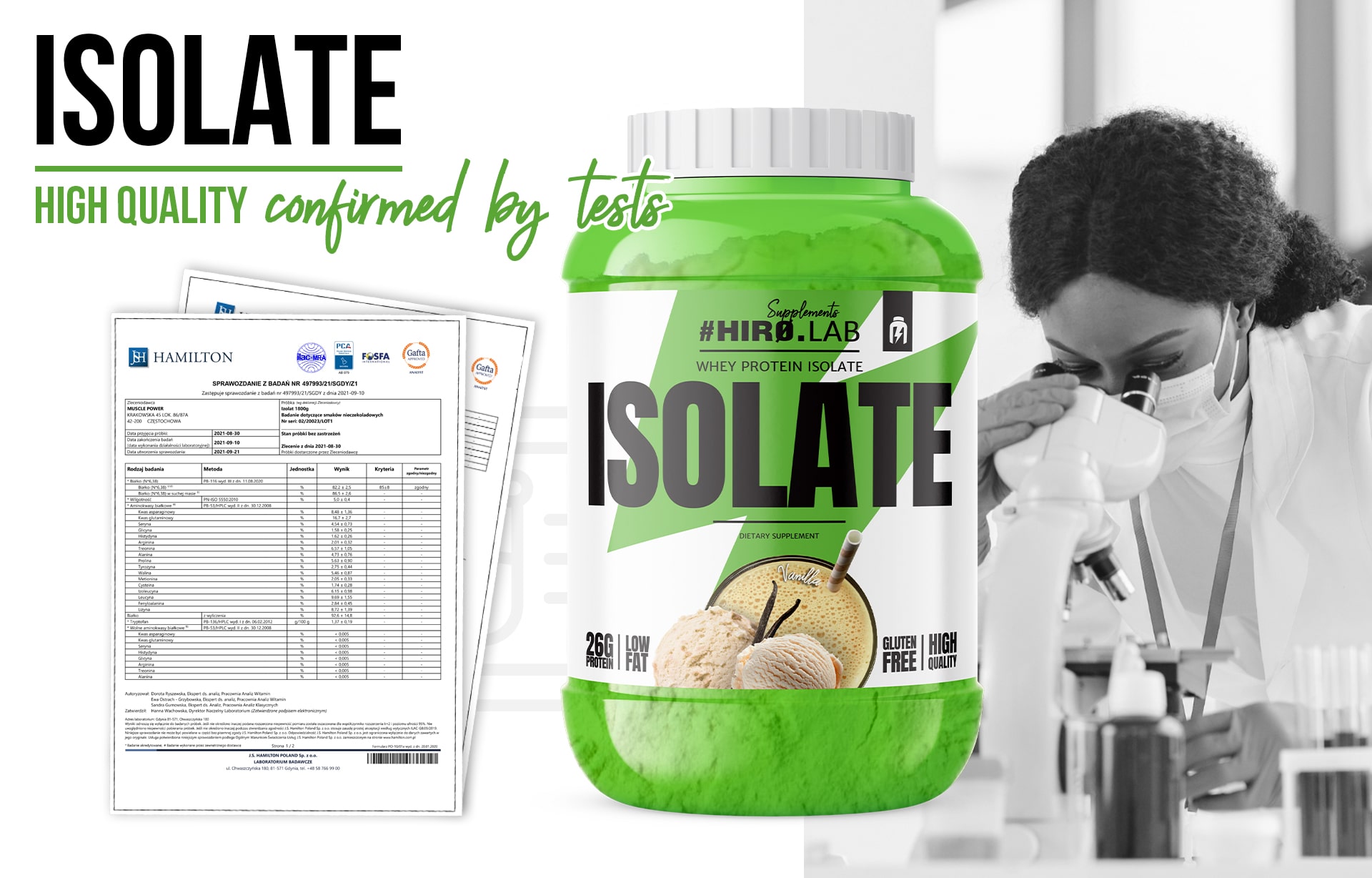 Hiro.Lab - Isolate - Kvalita potvrzená výzkumy