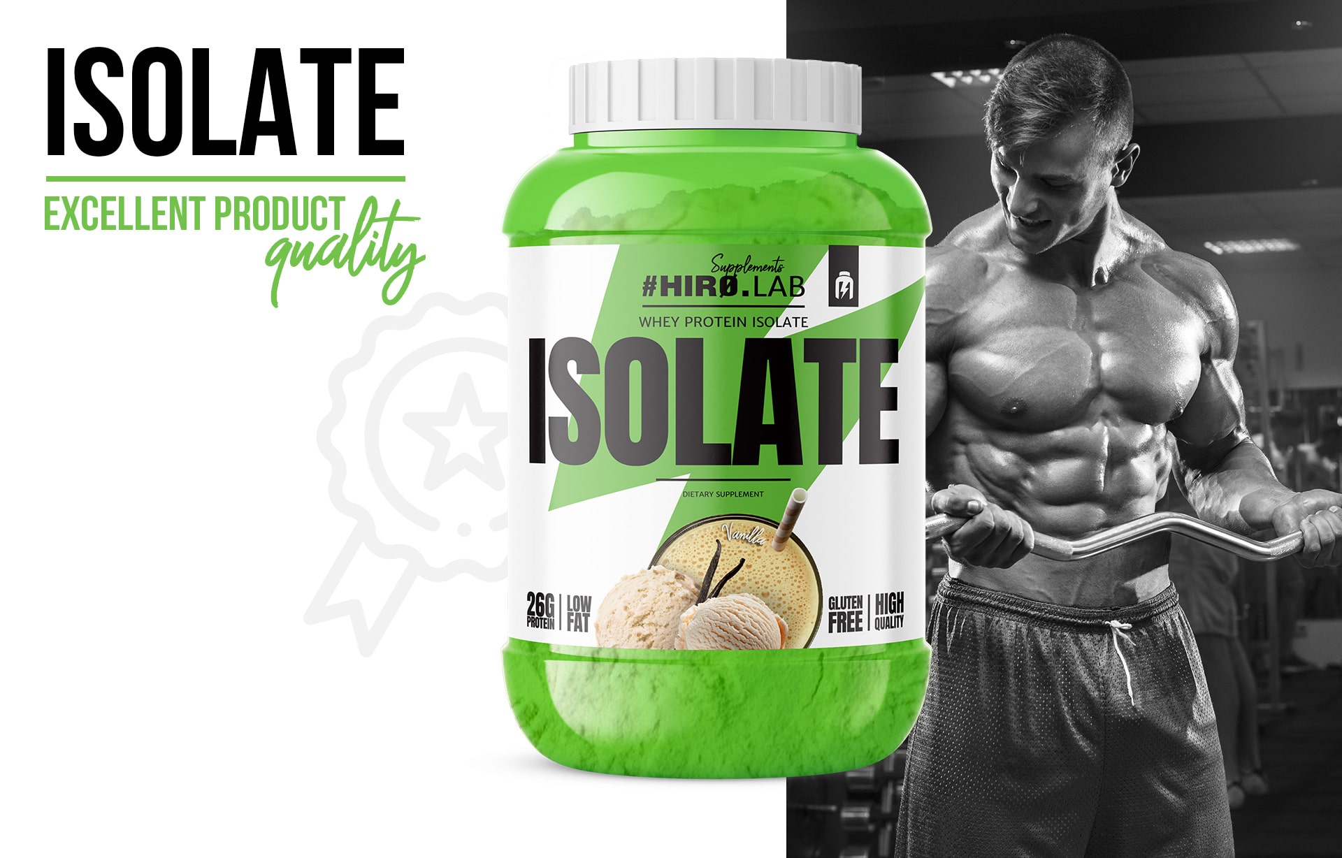 Hiro.Lab Isolate - nejvyšší kvalita bílkovinného doplňku
