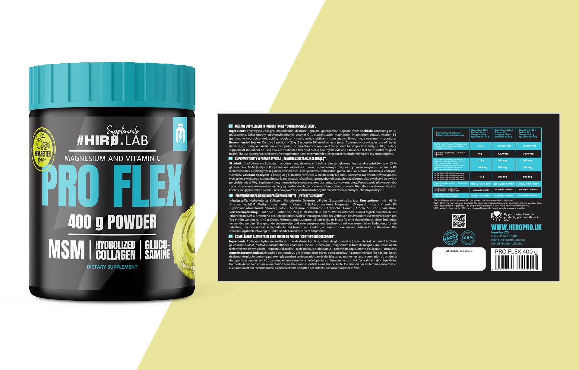 pro flex kolagen msm regenerace