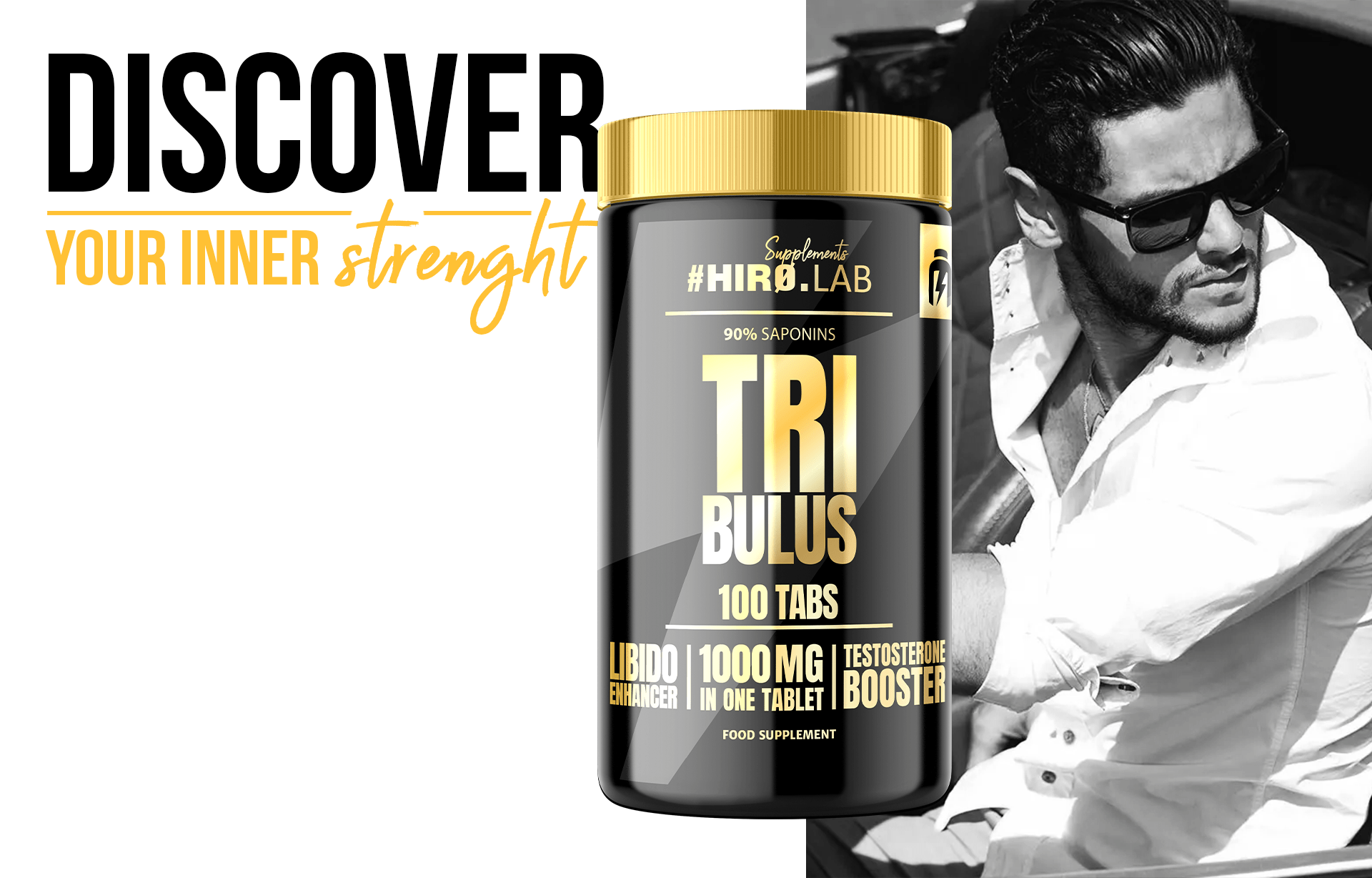 Hiro.Lab - Tribulus Terrestris 10:1 - podpora produkce testosteronu a libida