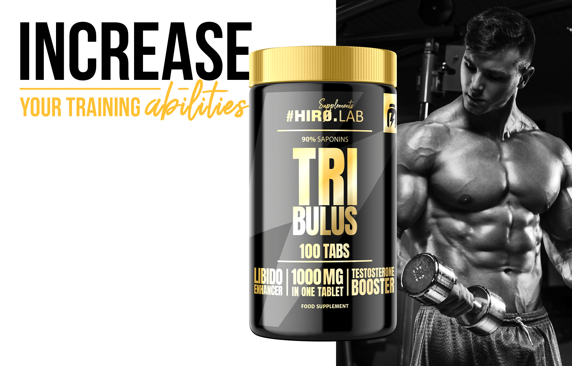 Hiro.Lab - Tribulus Terrestris 10:1 - podpora produkce testosteronu a libida