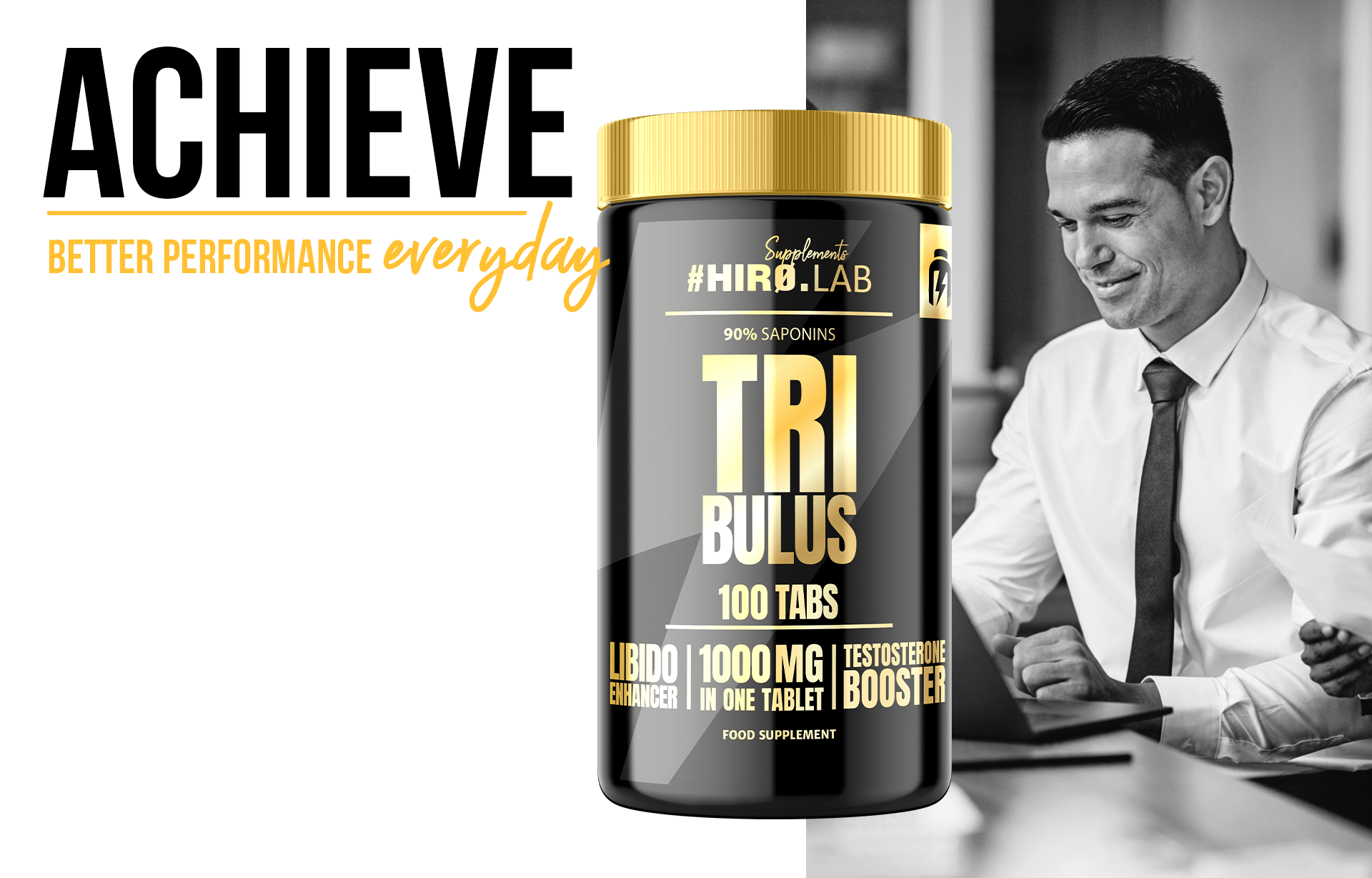 Hiro.Lab - Tribulus Terrestris 10:1 - podpora produkce testosteronu a libida