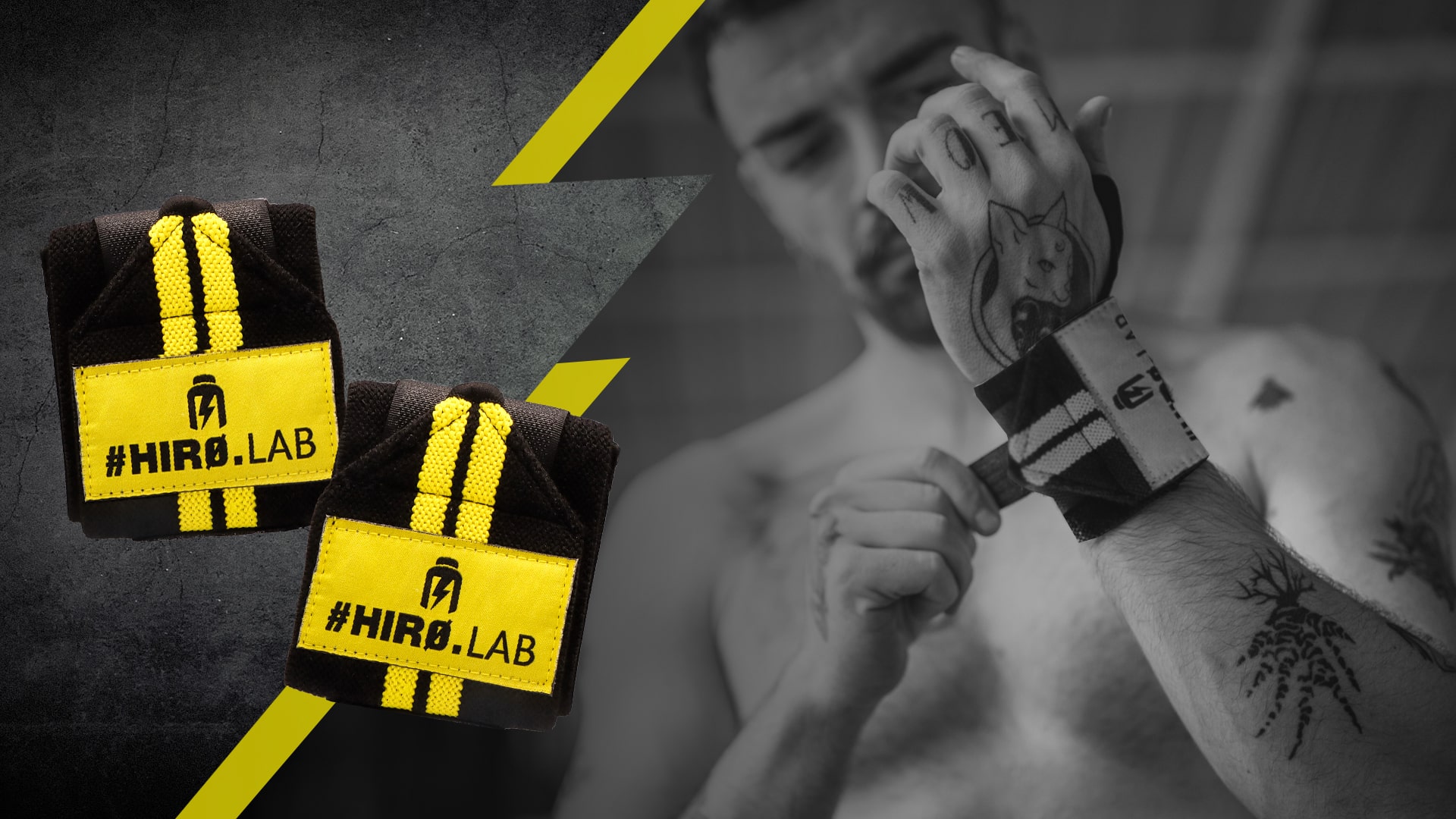 Hiro.Lab Wrist Wraps - Zpevňující pásky na zápěstí