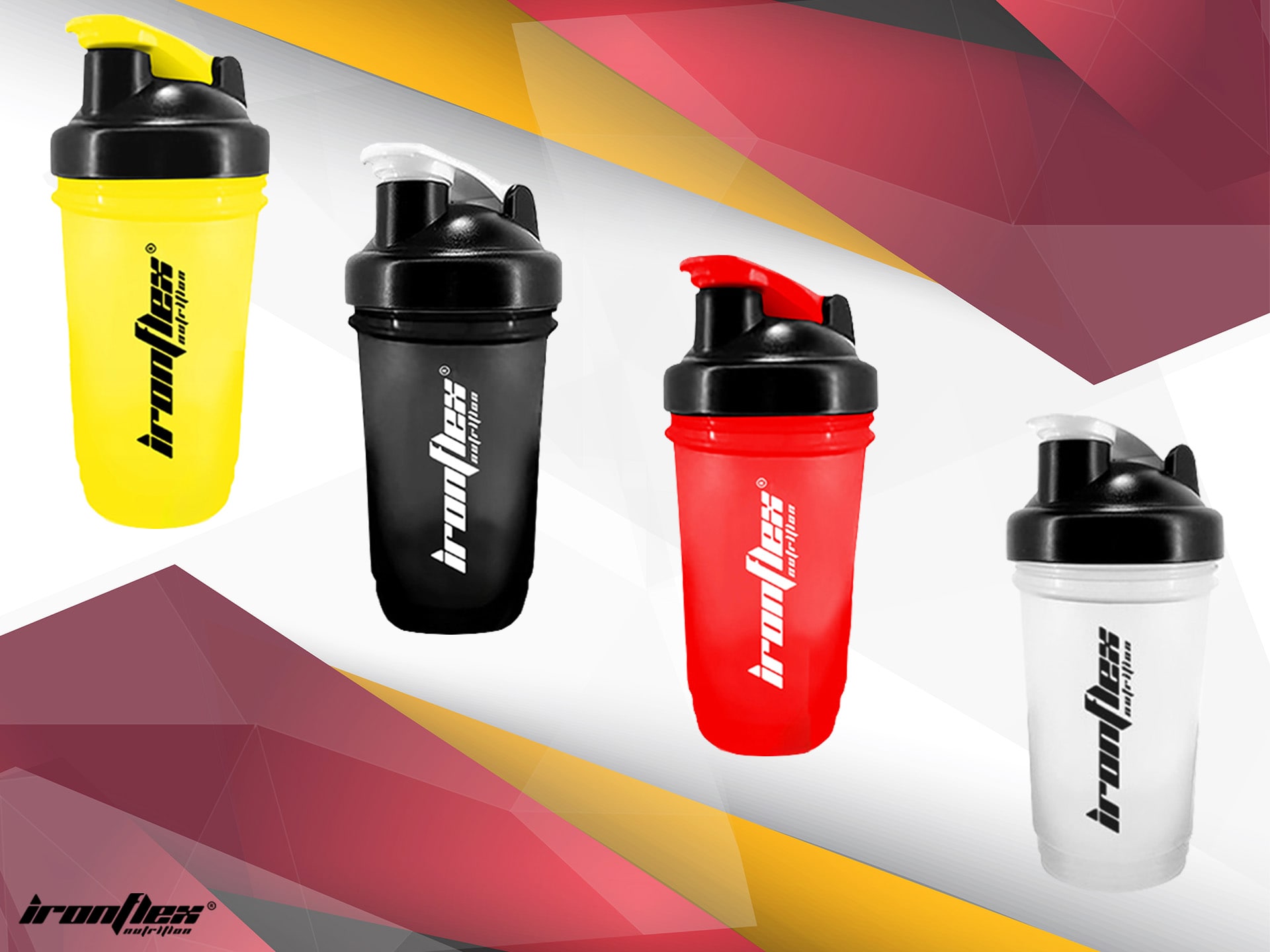 Shaker IronFlex 500ml - těsný, snadno přenosný