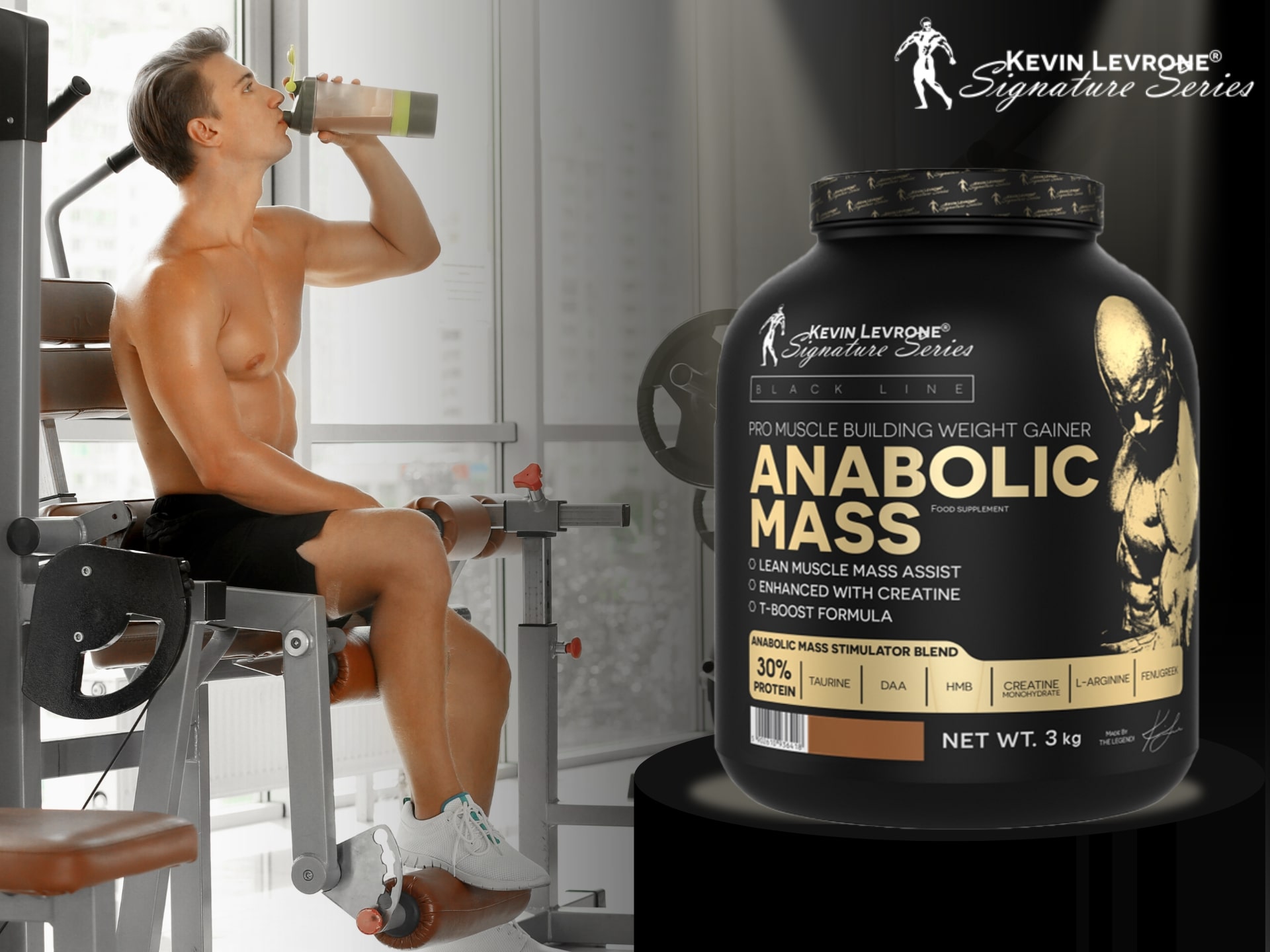 Kevin Levrone - výživa na hmotnost - maximální nárůst svalové hmoty