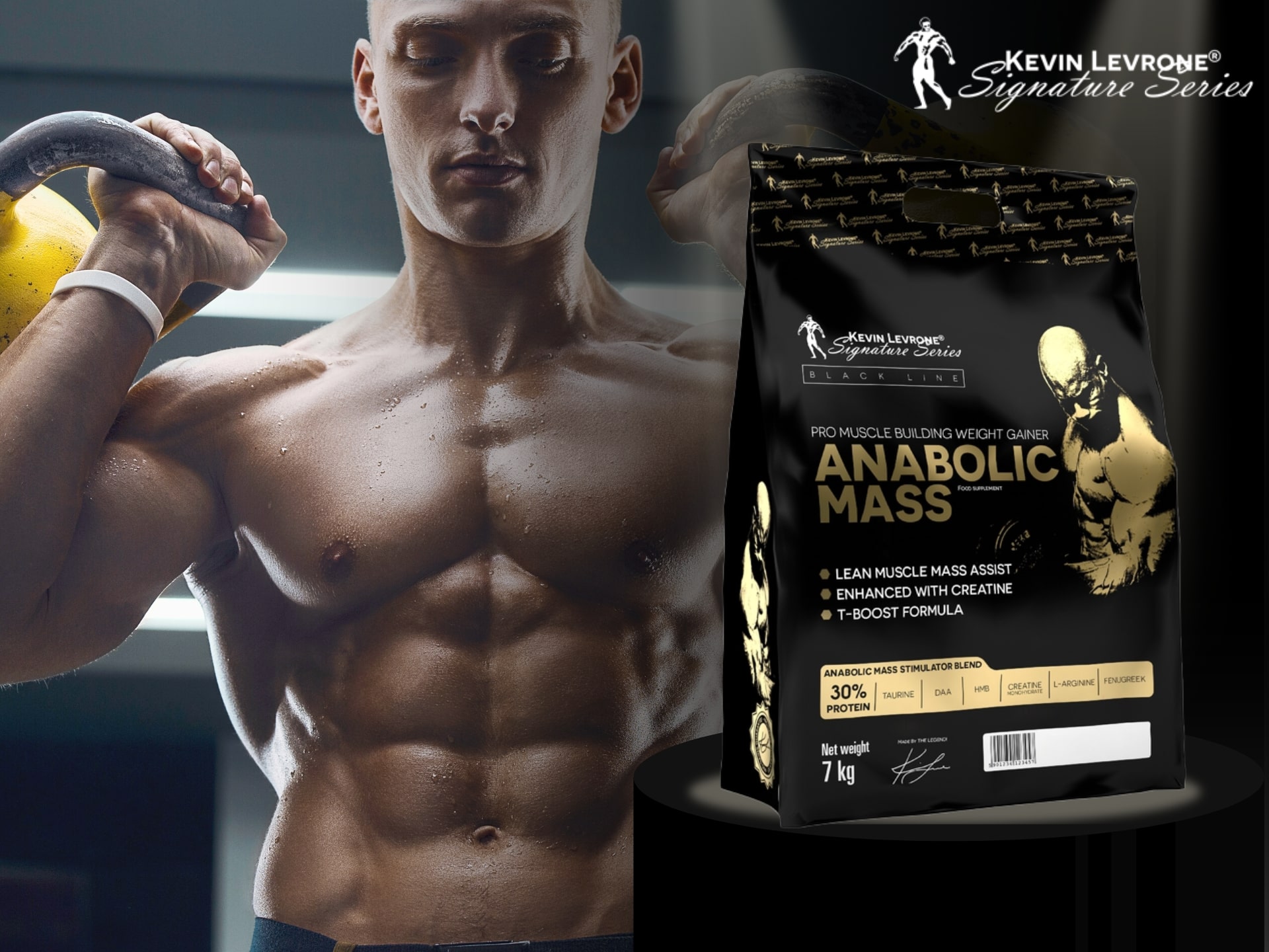 Kevin Levrone - doplněk na nabírání hmoty - maximální růst svalové hmoty