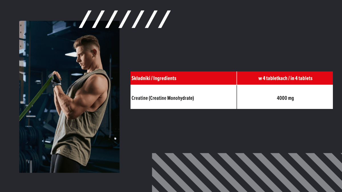 MP Sport - Monohydrát kreatinu v tabletách 1000mg