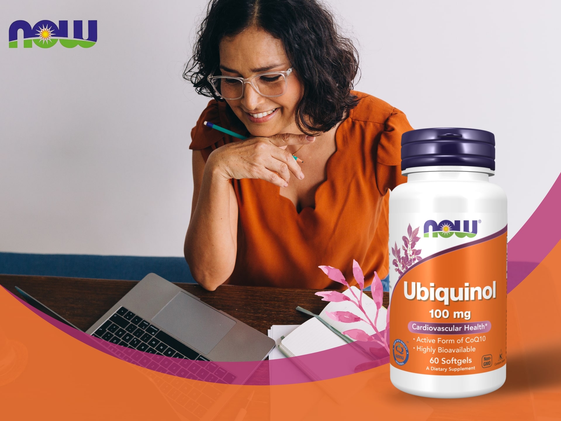 NOW Ubiquinol - konzym Q10 v nejlepší formě