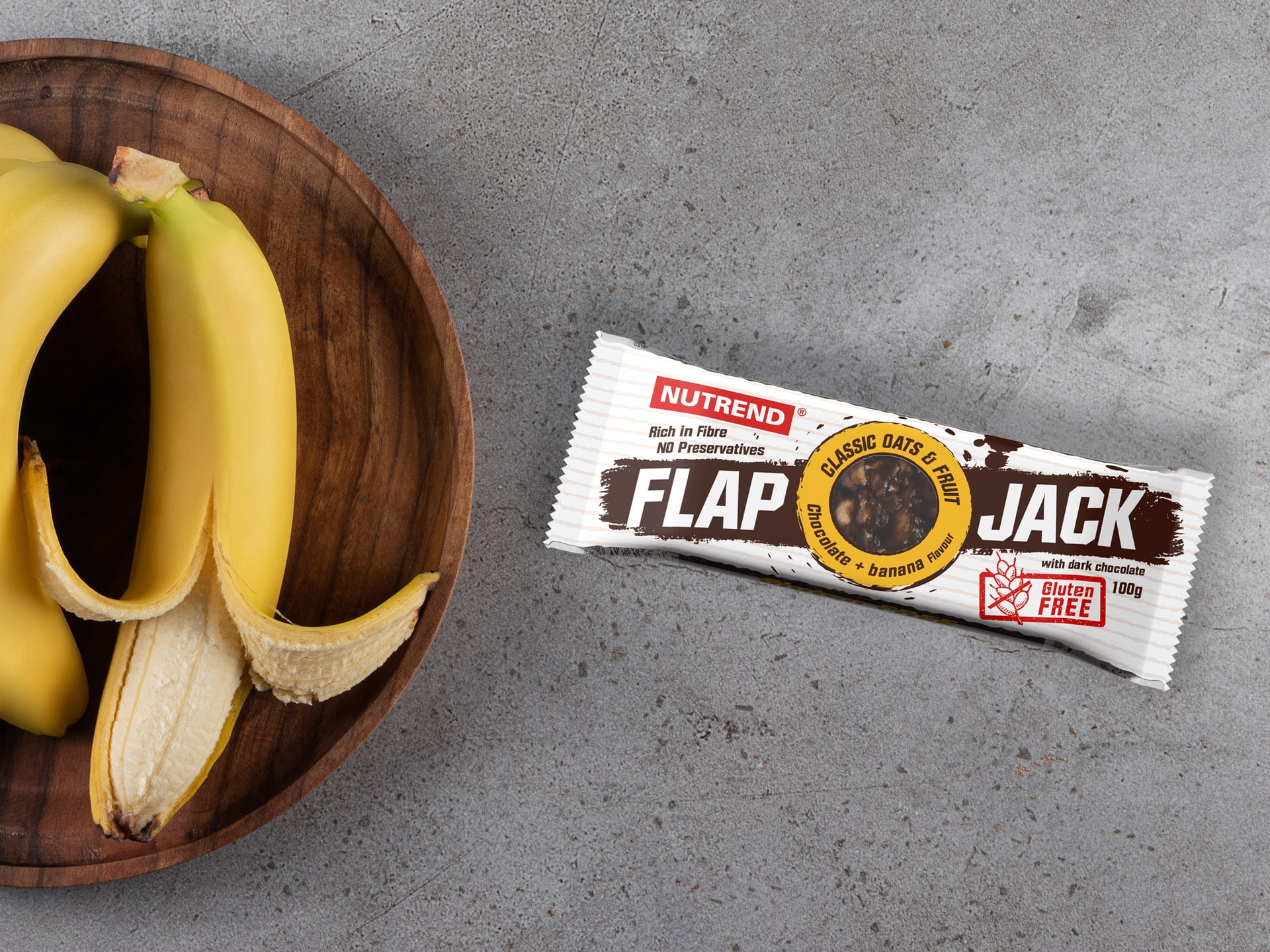 Nutrend - Flapjack - vysokokalorická tyčinka z ovesných vloček