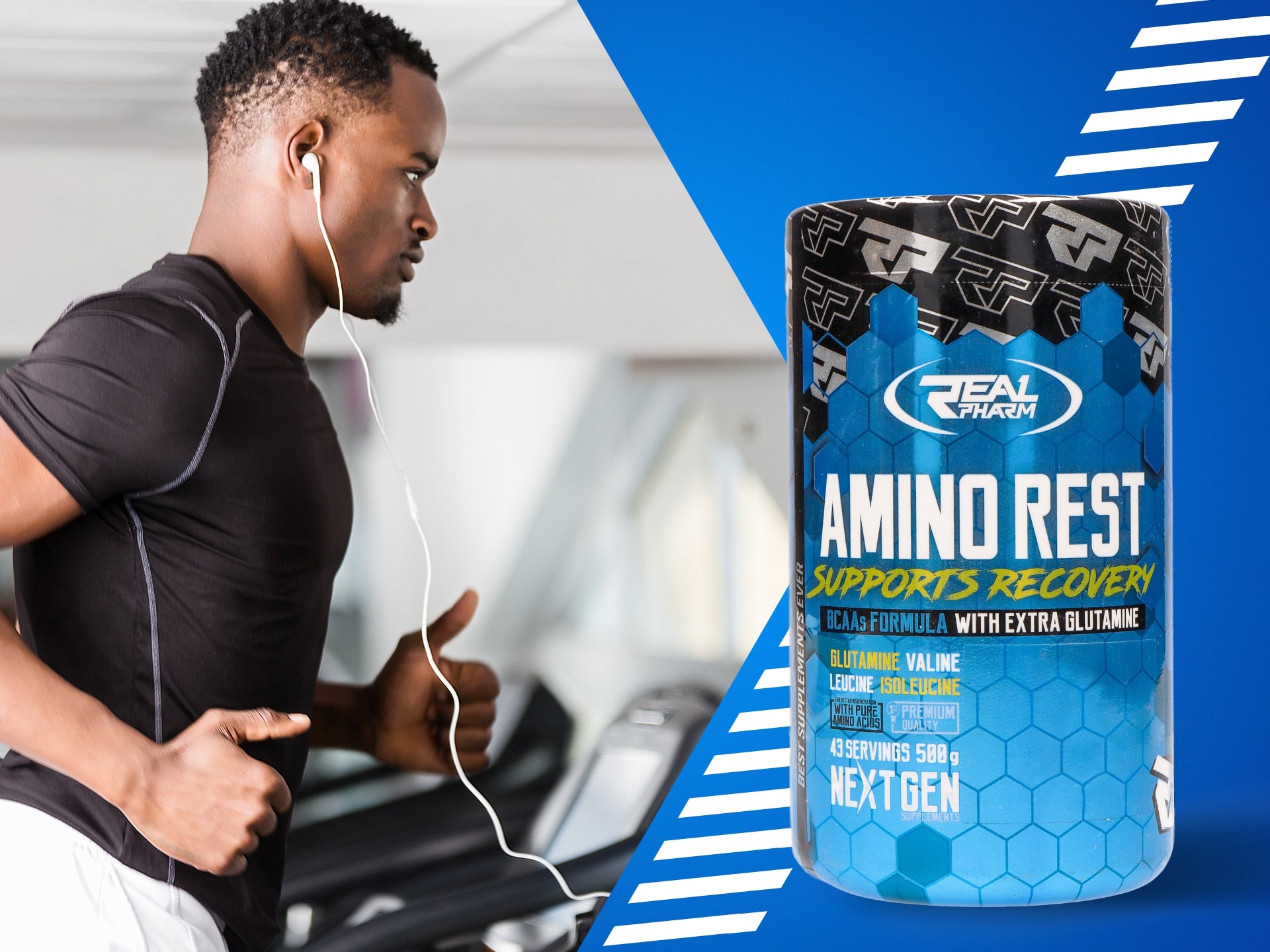 Amino Rest - rozvětvené aminokyseliny BCAA