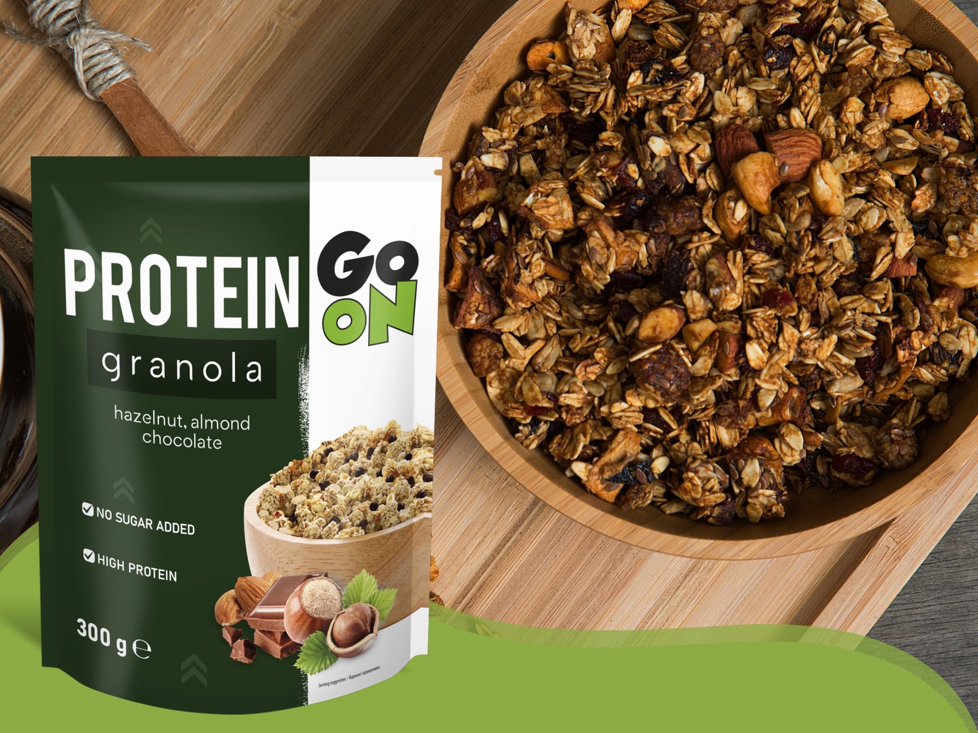 Granola Proteinowa z Čokoládou a Oříšky - 300g