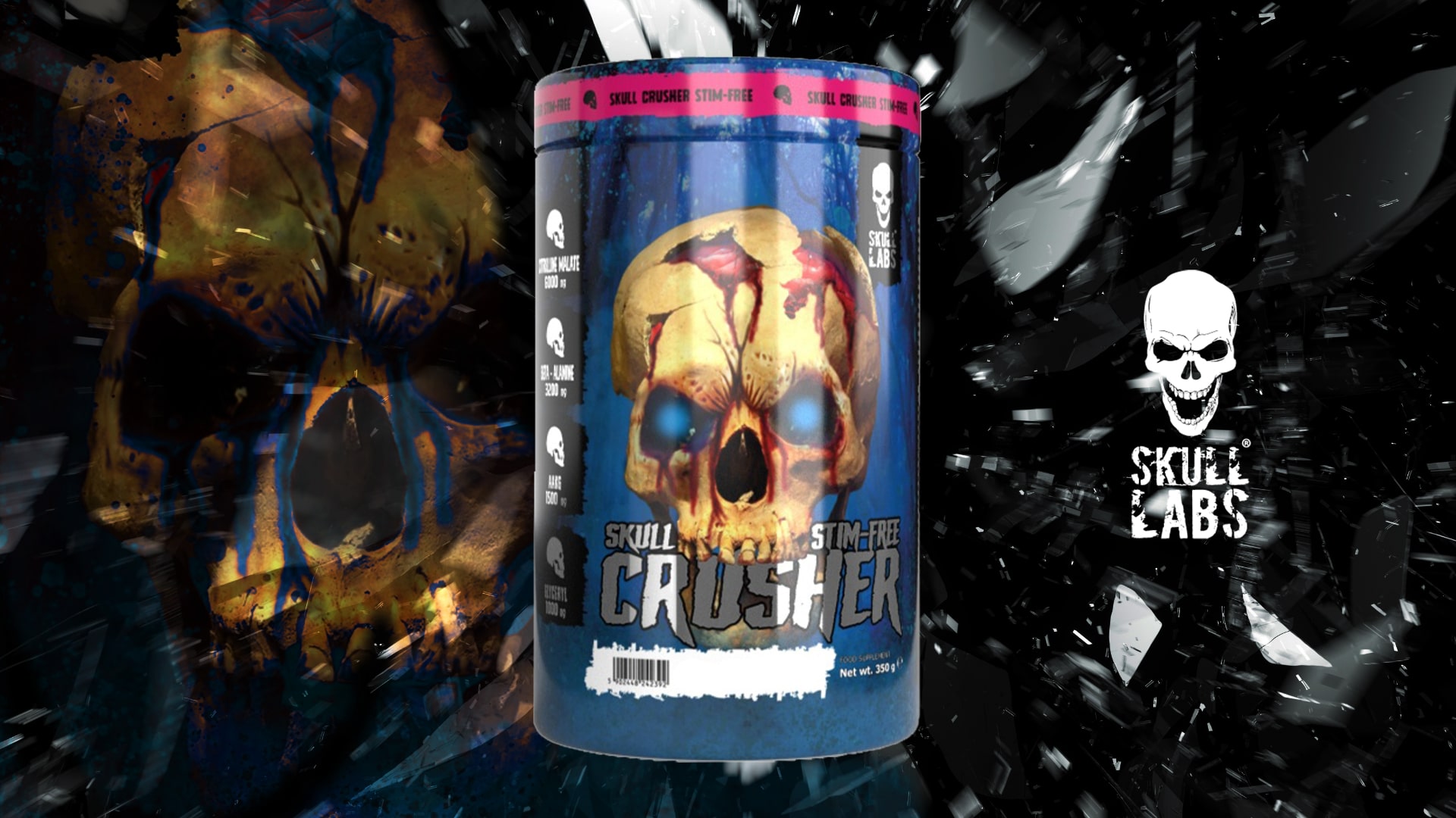 Skull Crusher StimFree - bezkofeinový předtréninkový
