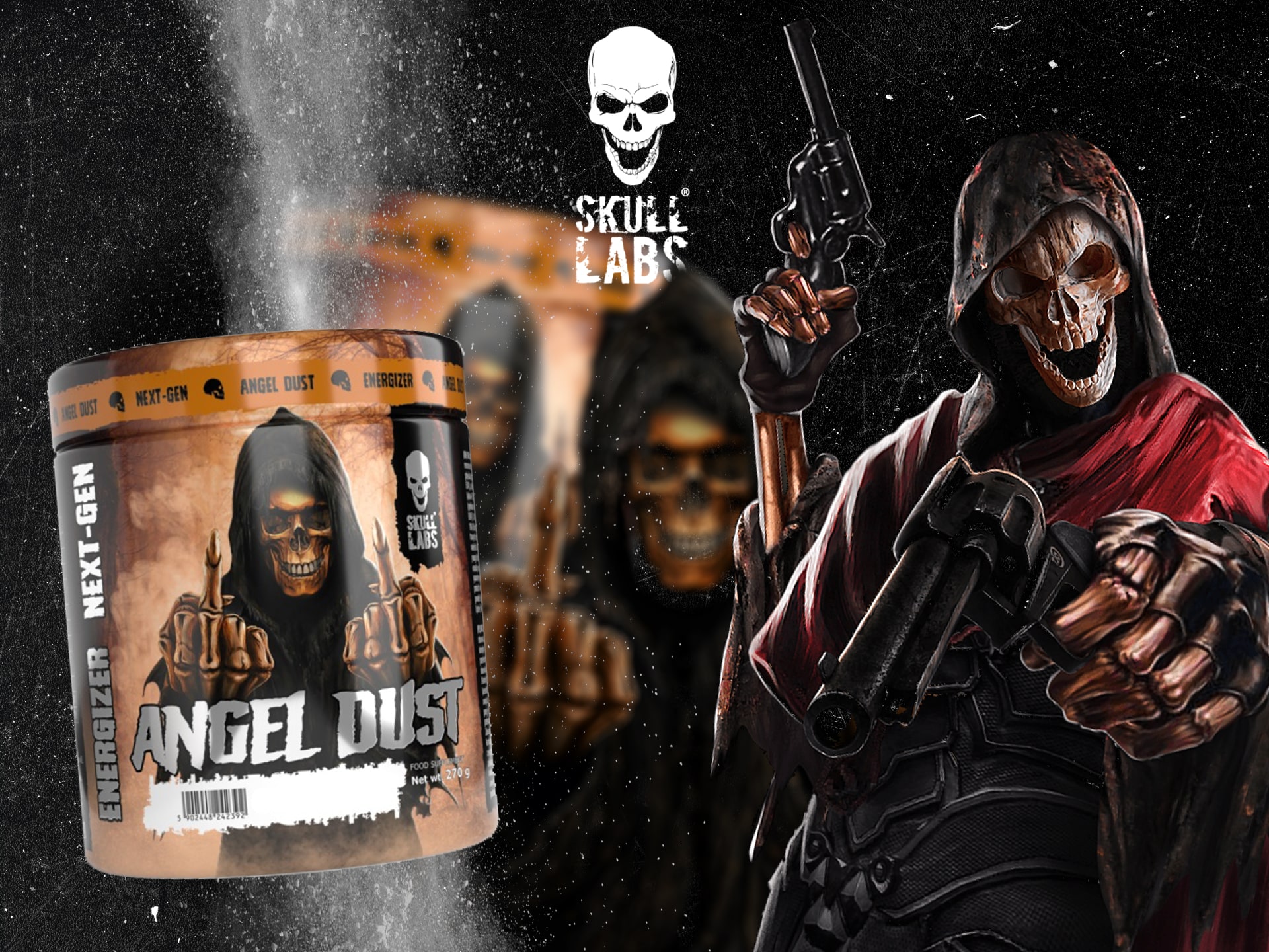 Skull Labs - Angel Dust předtréninkový doplněk s beta-alaninem, alfa-GPC