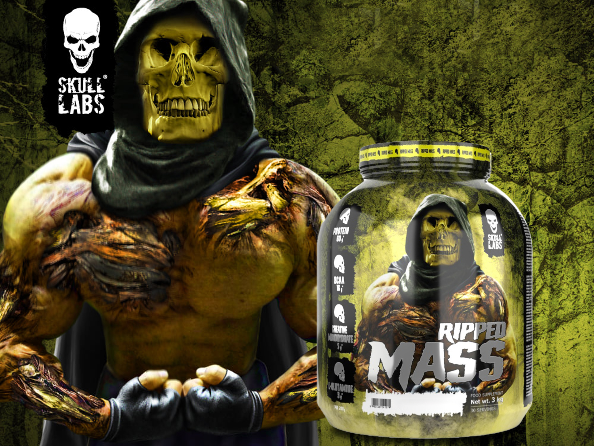 Skull Labs Ripped Mass 3000g